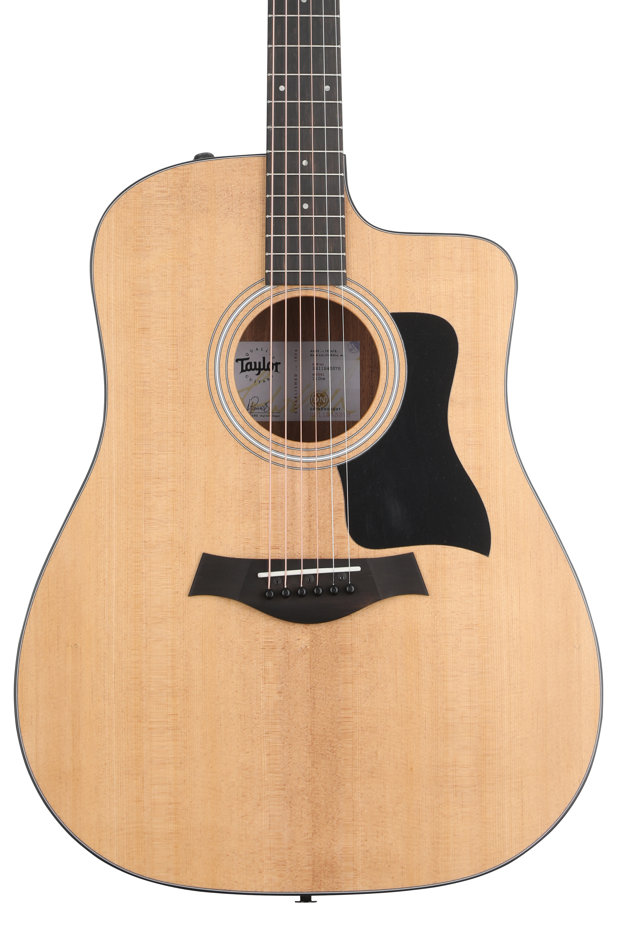 Taylor 110ce Acoustic-electric Guitar - Natural | Sweetwater