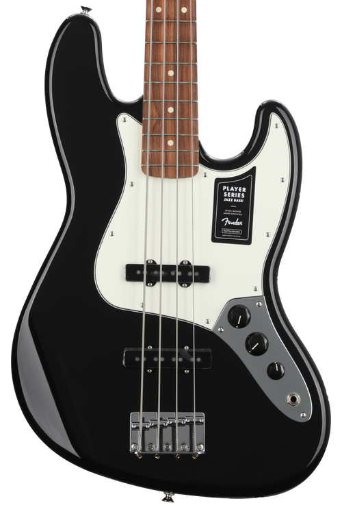 ベース Fender Player Plus Jazz Bass Pau Ferro Fender Player Jazz Bass - Black with Pau Ferro Fingerboard
