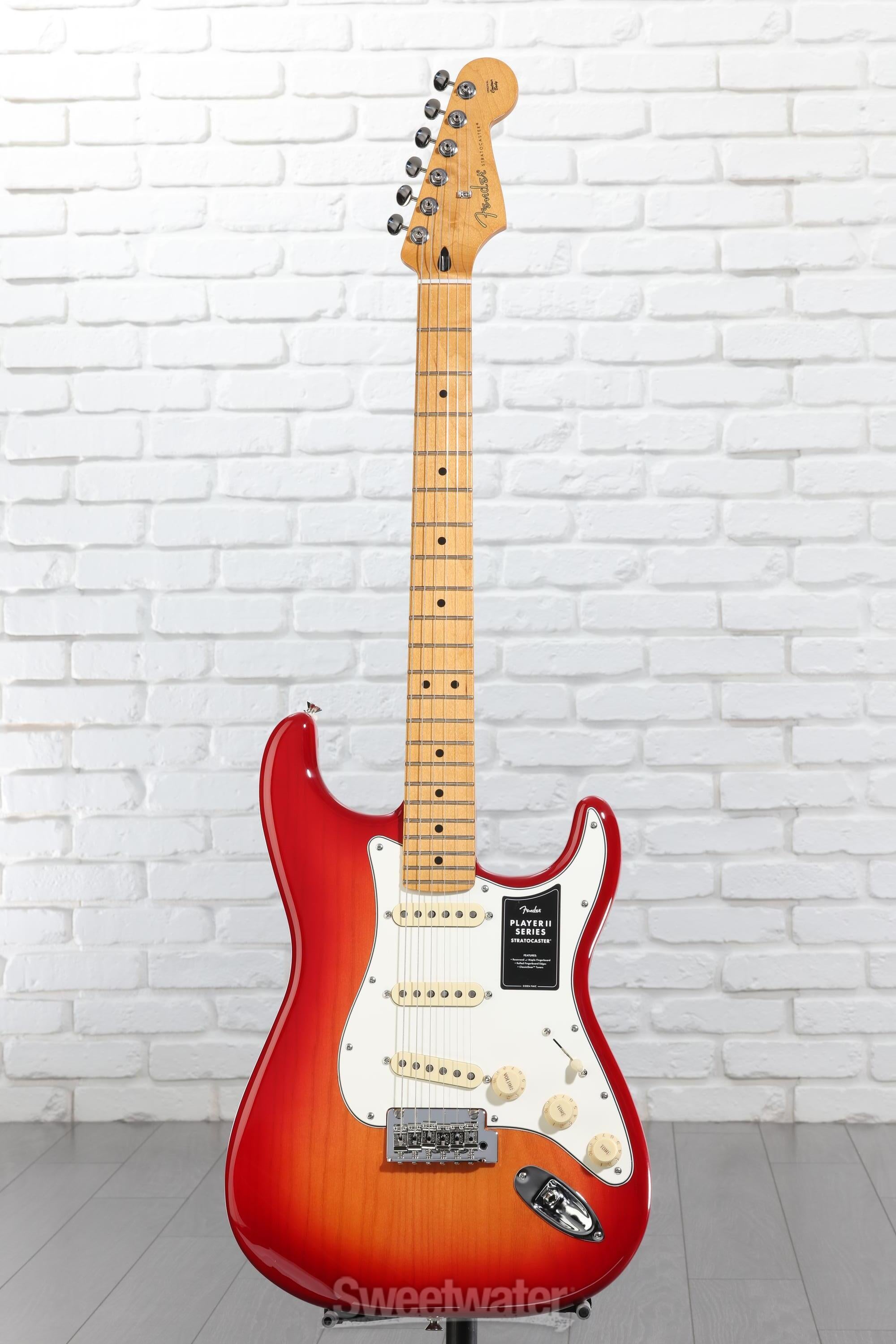 Fender Player II Stratocaster Electric Guitar - Aged Cherry Burst