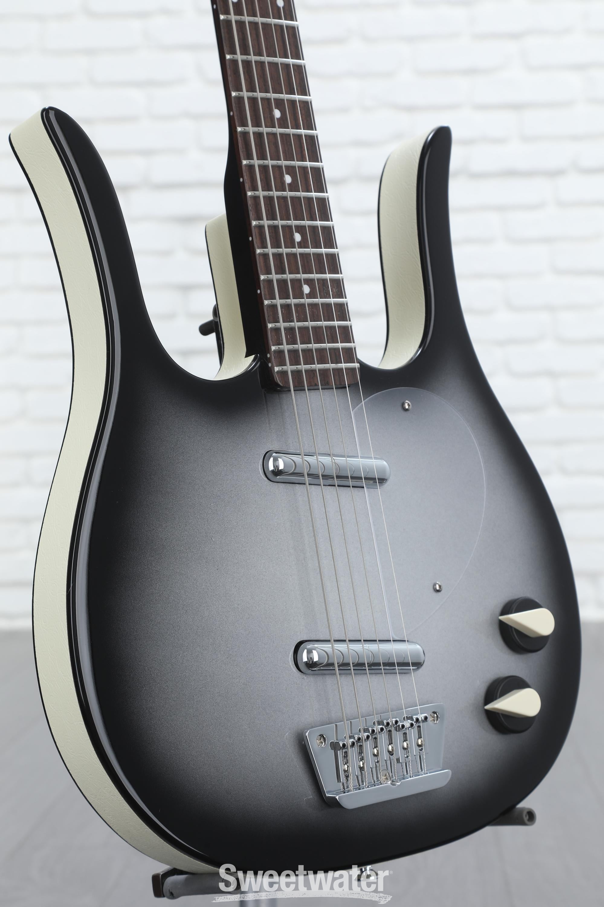 Danelectro Longhorn Baritone Electric Guitar - Black Burst