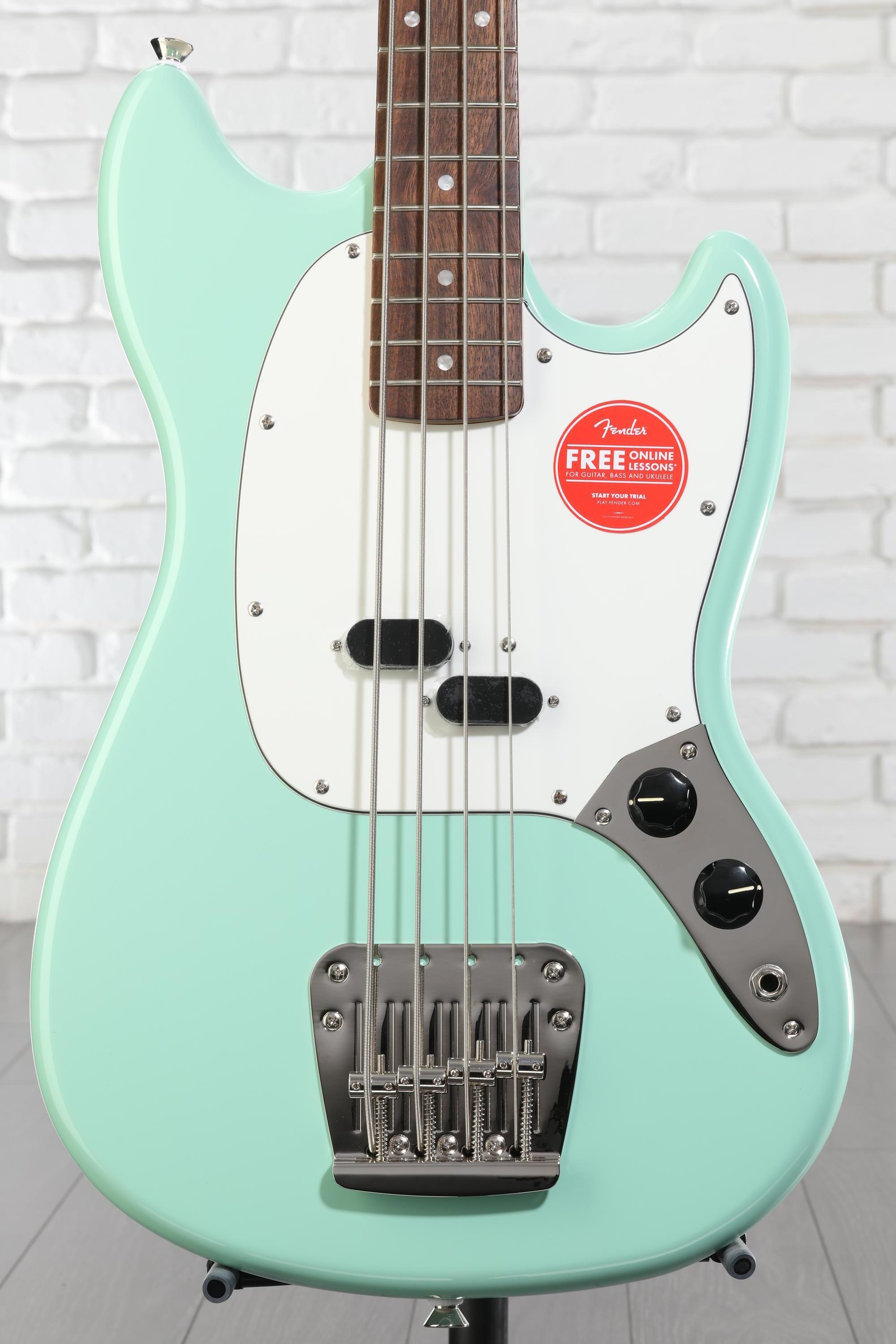 Squier Classic Vibe '60s Mustang Bass - Surf Green Reviews