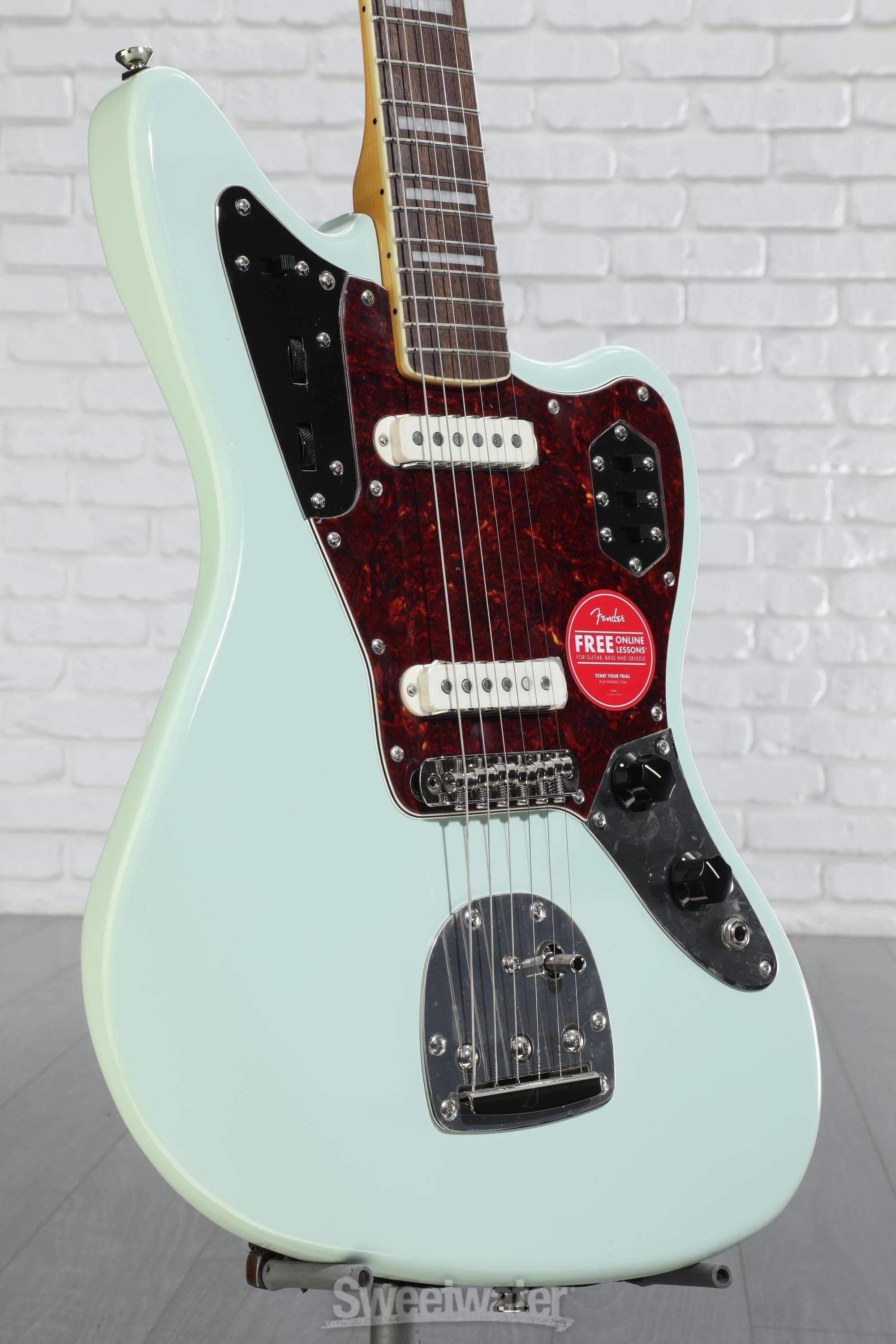 Squier Jaguar Electric Guitars - Sweetwater Squier Jaguar Electric Guitars - Sweetwater
