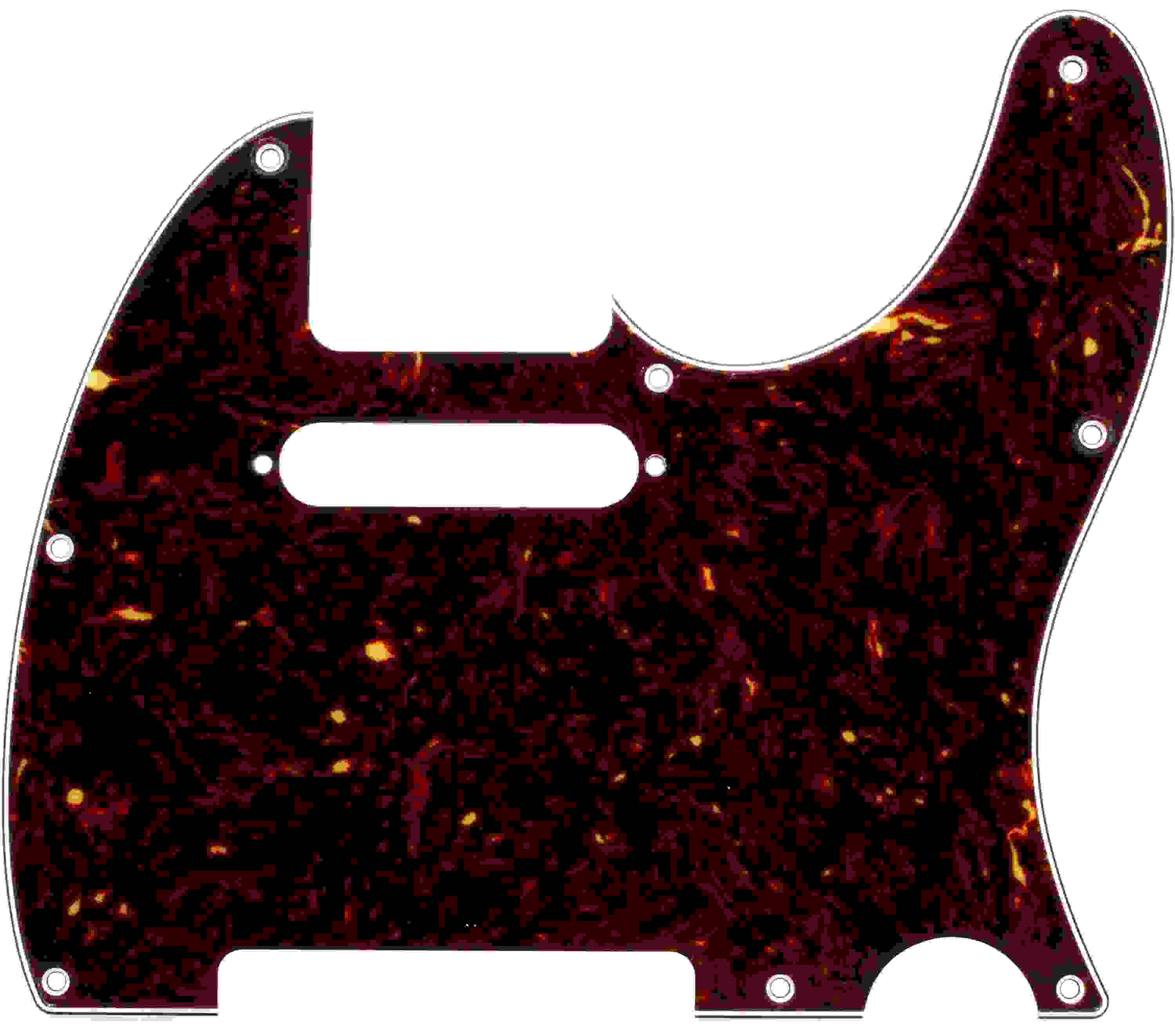 Fender 8-hole Modern Telecaster Pickguard - Tortoise Shell | Sweetwater