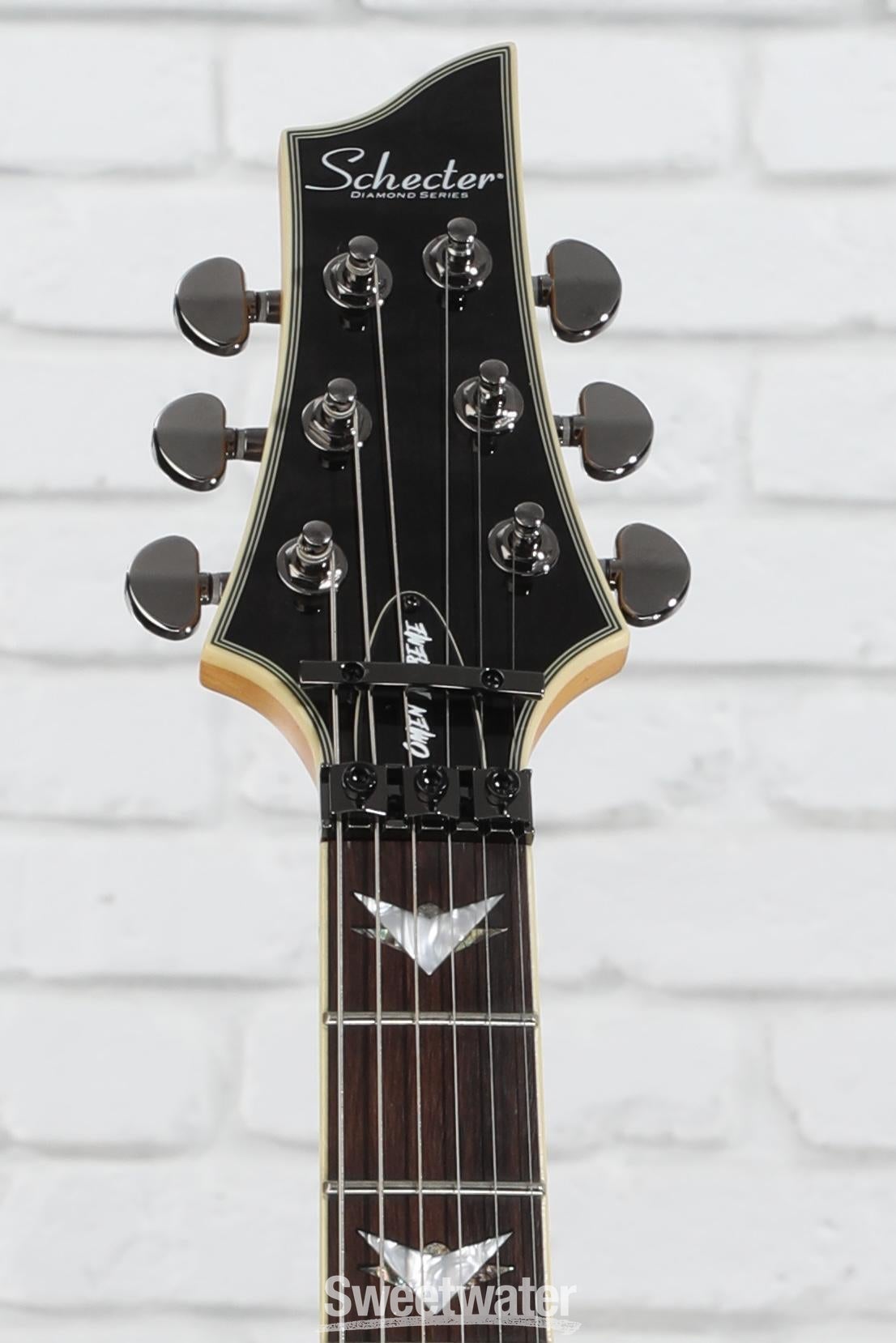 ギター Schecter Diamond EXTREME-6 FR Schecter OMEN-EXT-6-FR-STBLK Omen Extreme See Thru Black