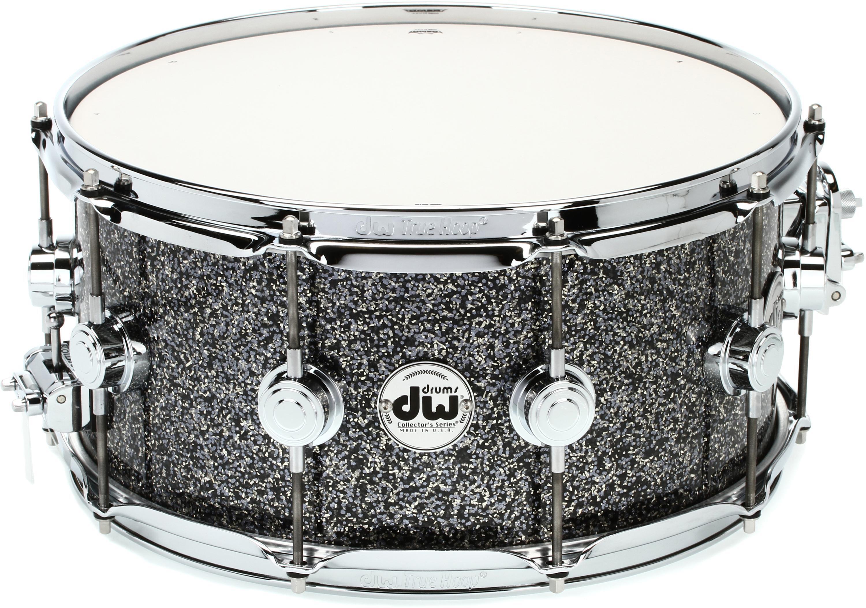 DW Collector's Series Snare Drum - 6.5 x 14 inch - Black Galaxy FinishPly