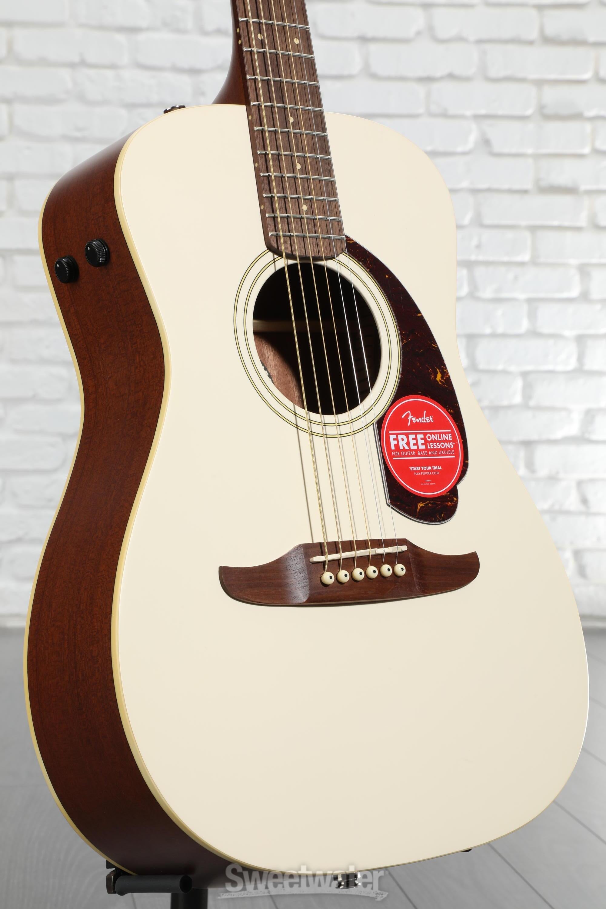 Fender Malibu Player Acoustic-electric Guitar - Olympic White
