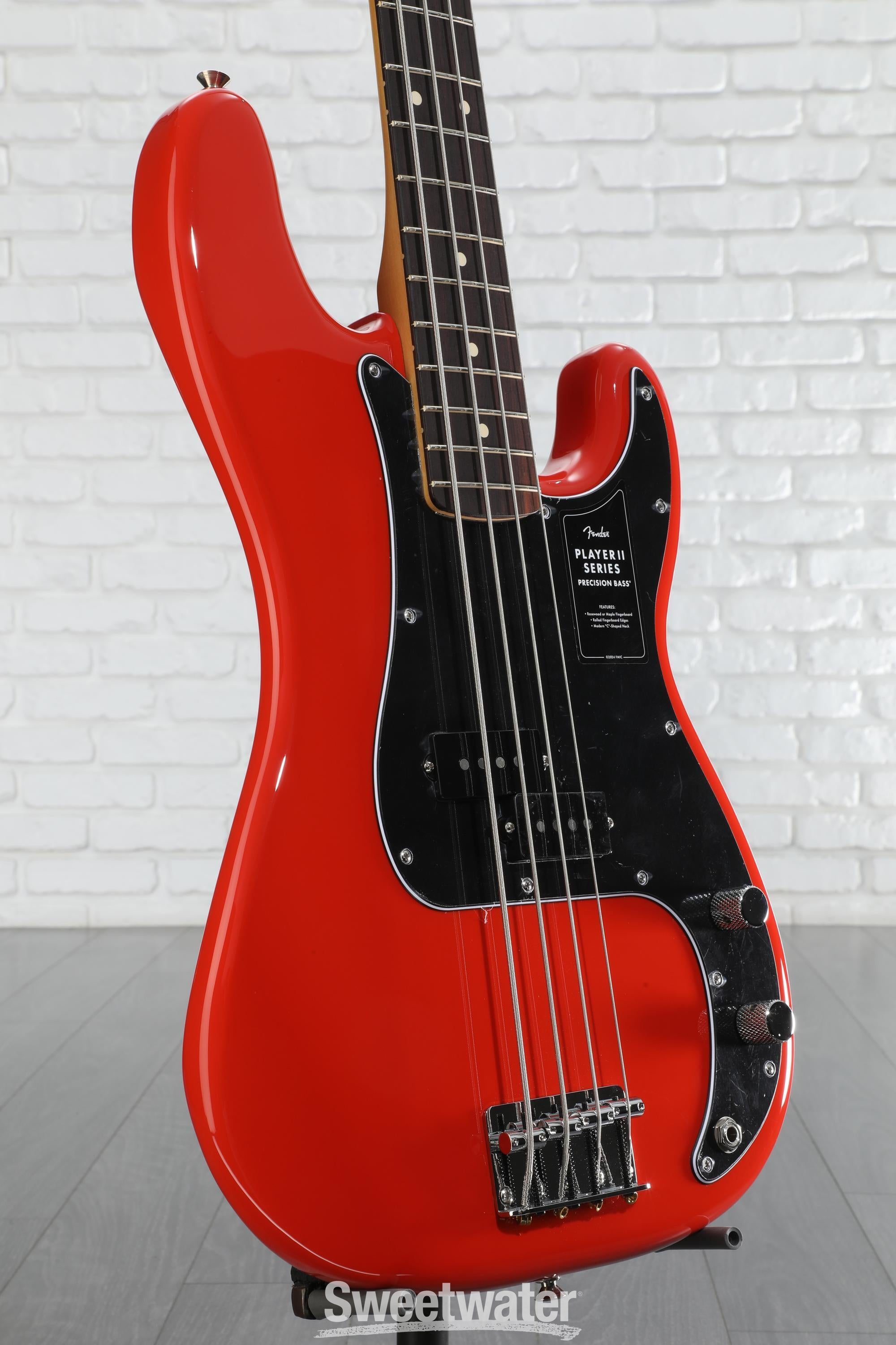 Fender Player II Precision Bass - Coral Red with Rosewood