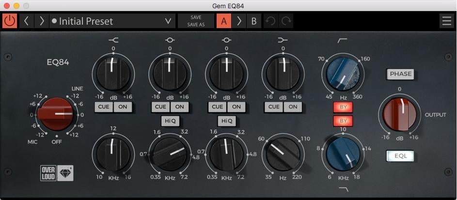 Photo of Overloud EQ84 British EQ Plug-in