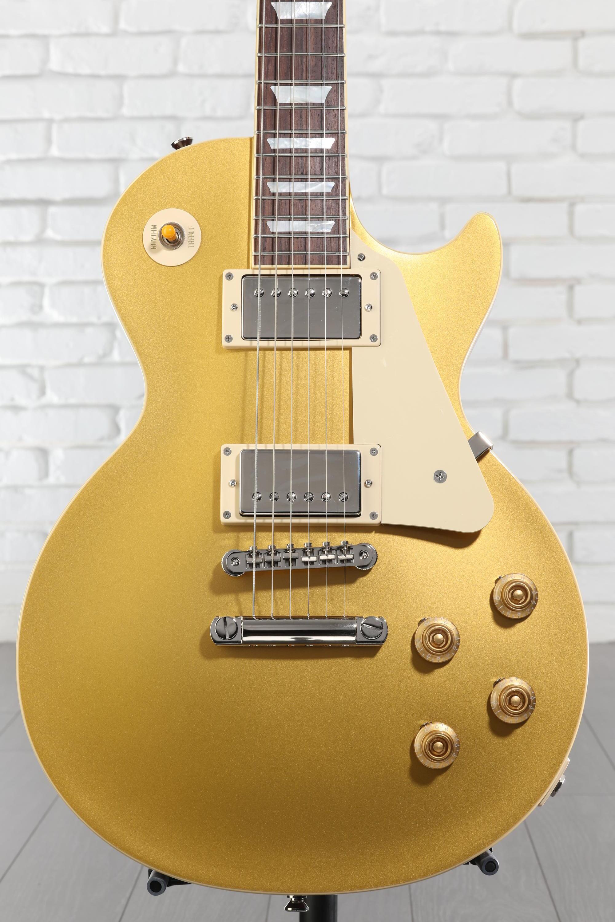 ⭐︎Epiphone Les Paul Gold Top Epiphone Les Paul '56 Goldtop - Metallic Gold | Sweetwater