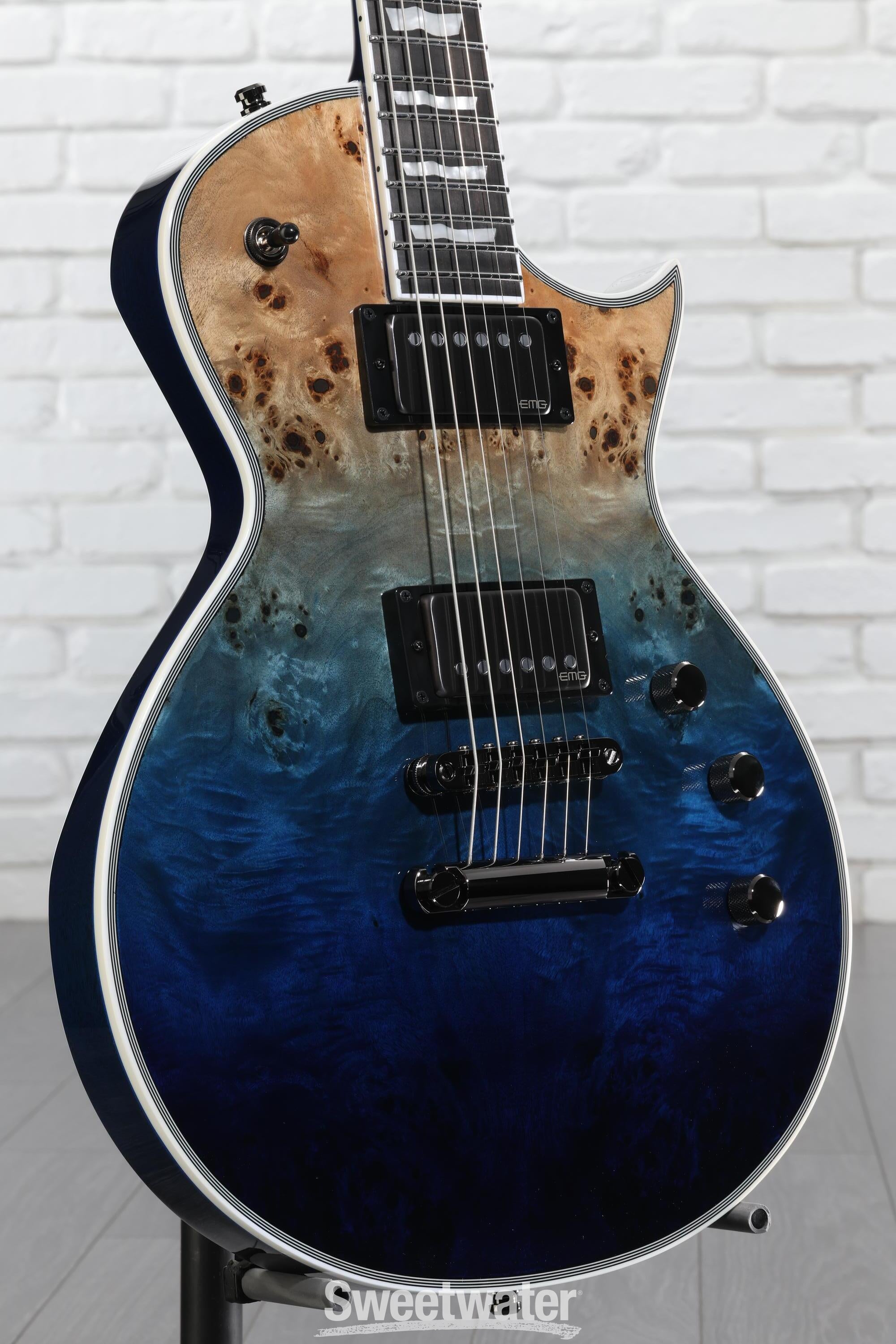 ESP E-II Eclipse - Blue Natural Fade | Sweetwater