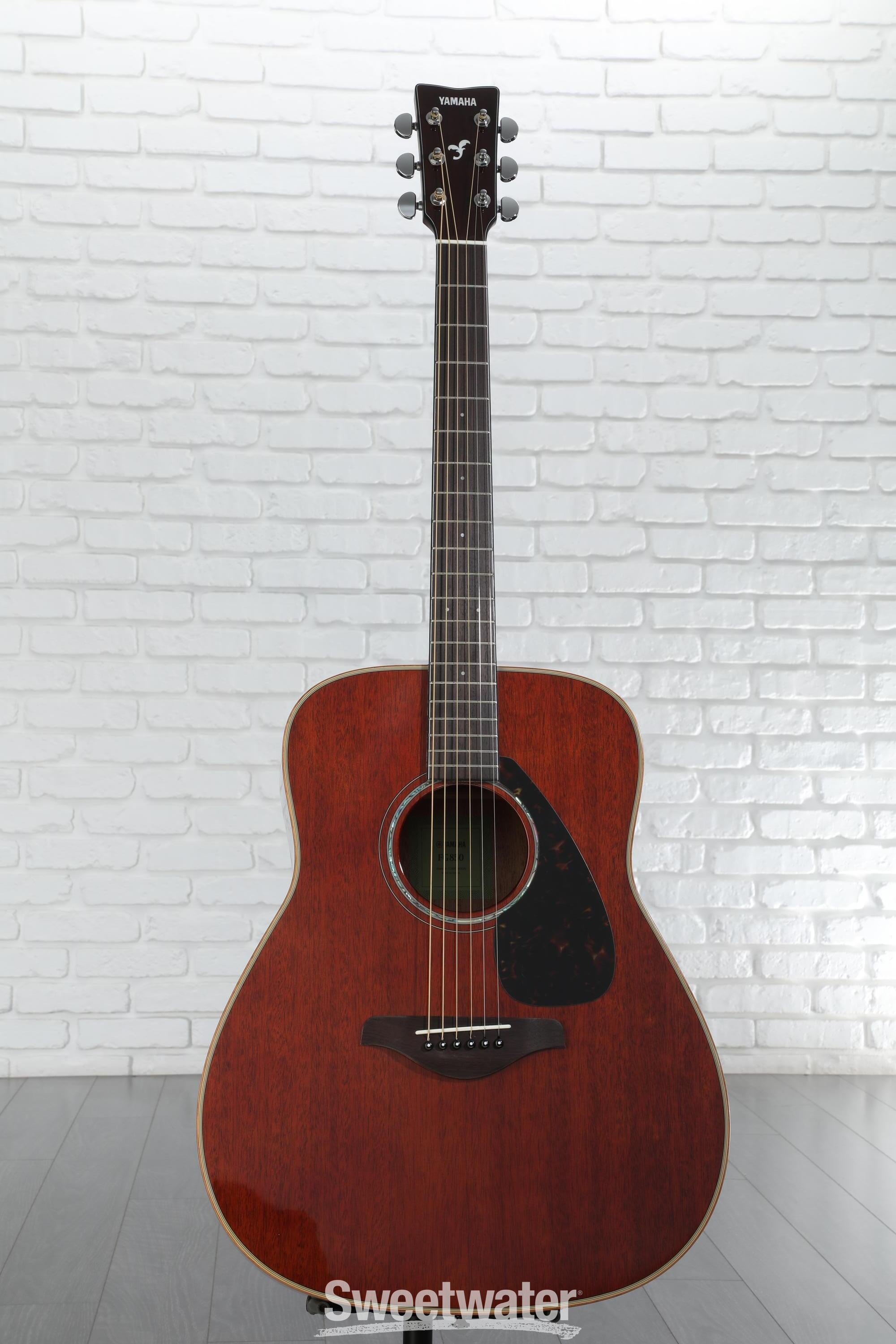 Yamaha FG850 Acoustic Guitar - Mahogany - Huber Breese Music