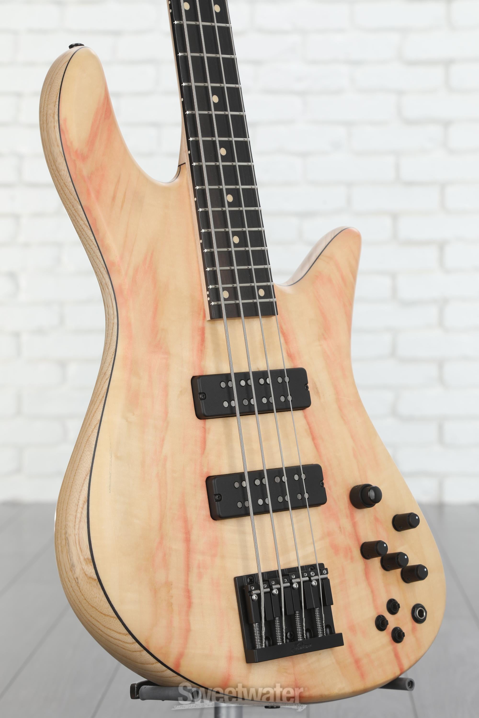 Fodera 40th Anniversary Emperor 4 Deluxe Bass Guitar - Natural