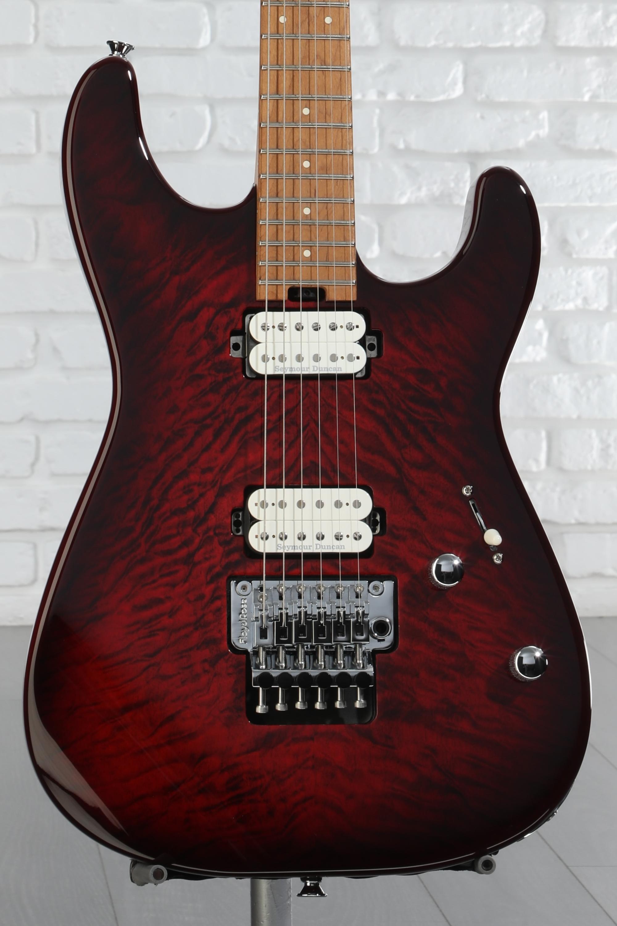 ギター Charvel Pro-Mod Charvel Pro-Mod Plus SD1Q HH FR Electric Guitar - Sangria
