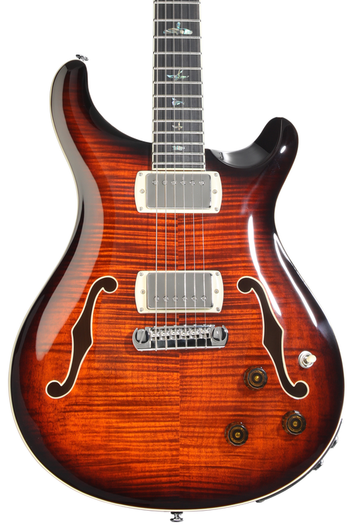 PRS SE Hollowbody II Piezo Electric Guitar - Orange Tiger
