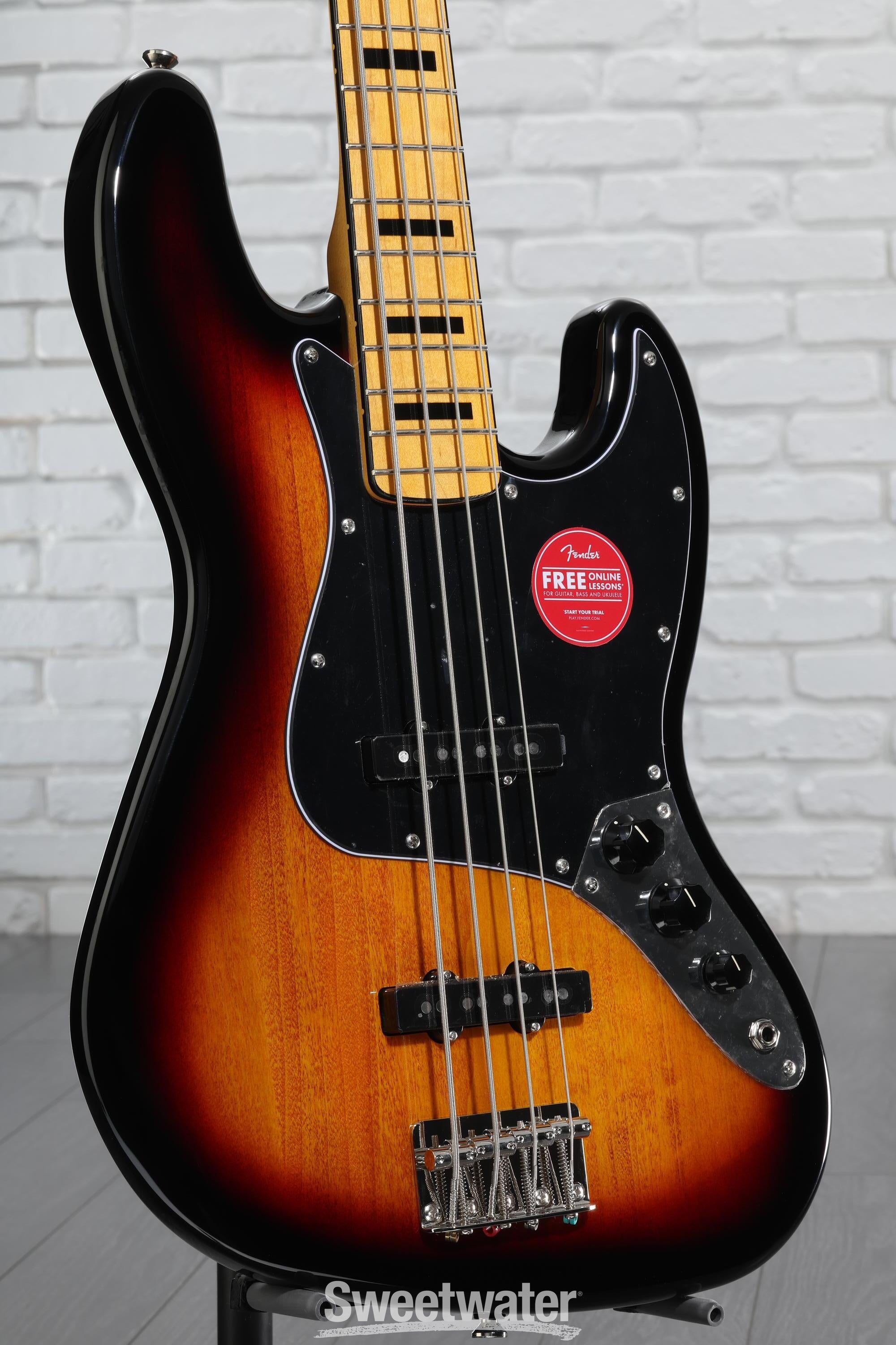 極美品✨ Squier Classic Vibe 70's Jazz Bass Amazon.com: Squier Classic Vibe 70s Jazz Bass, Black, Maple