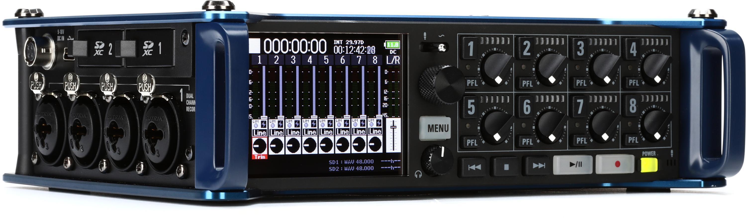 Zoom F8N Multitrack Field Recorder | Sweetwater