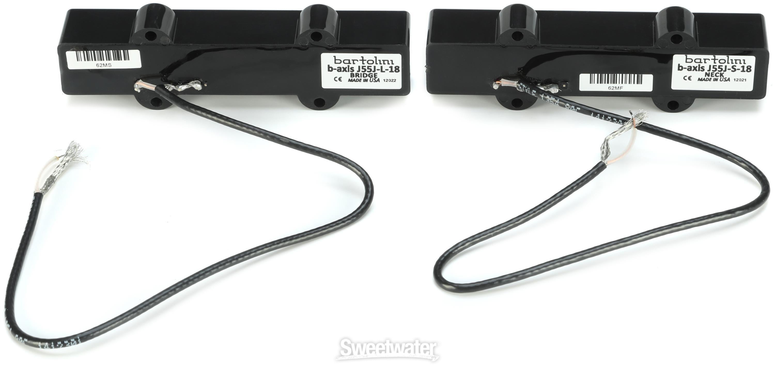 Bartolini b-axis J55J-L/S-19 5-string Pickup Set | Sweetwater
