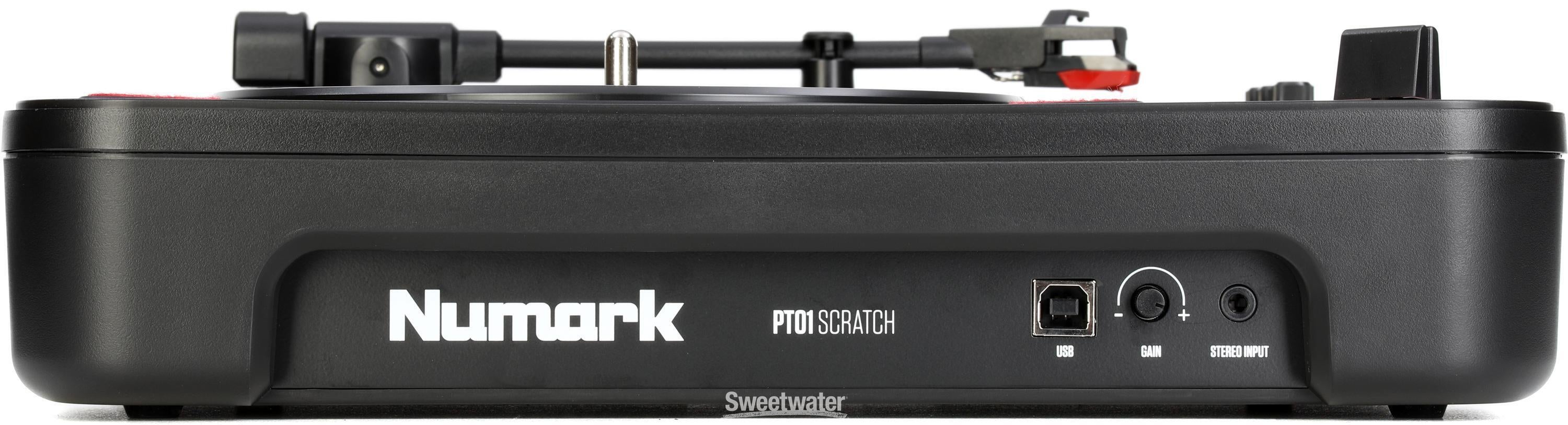 Numark PT01 Scratch Portable DJ Turntable | Sweetwater