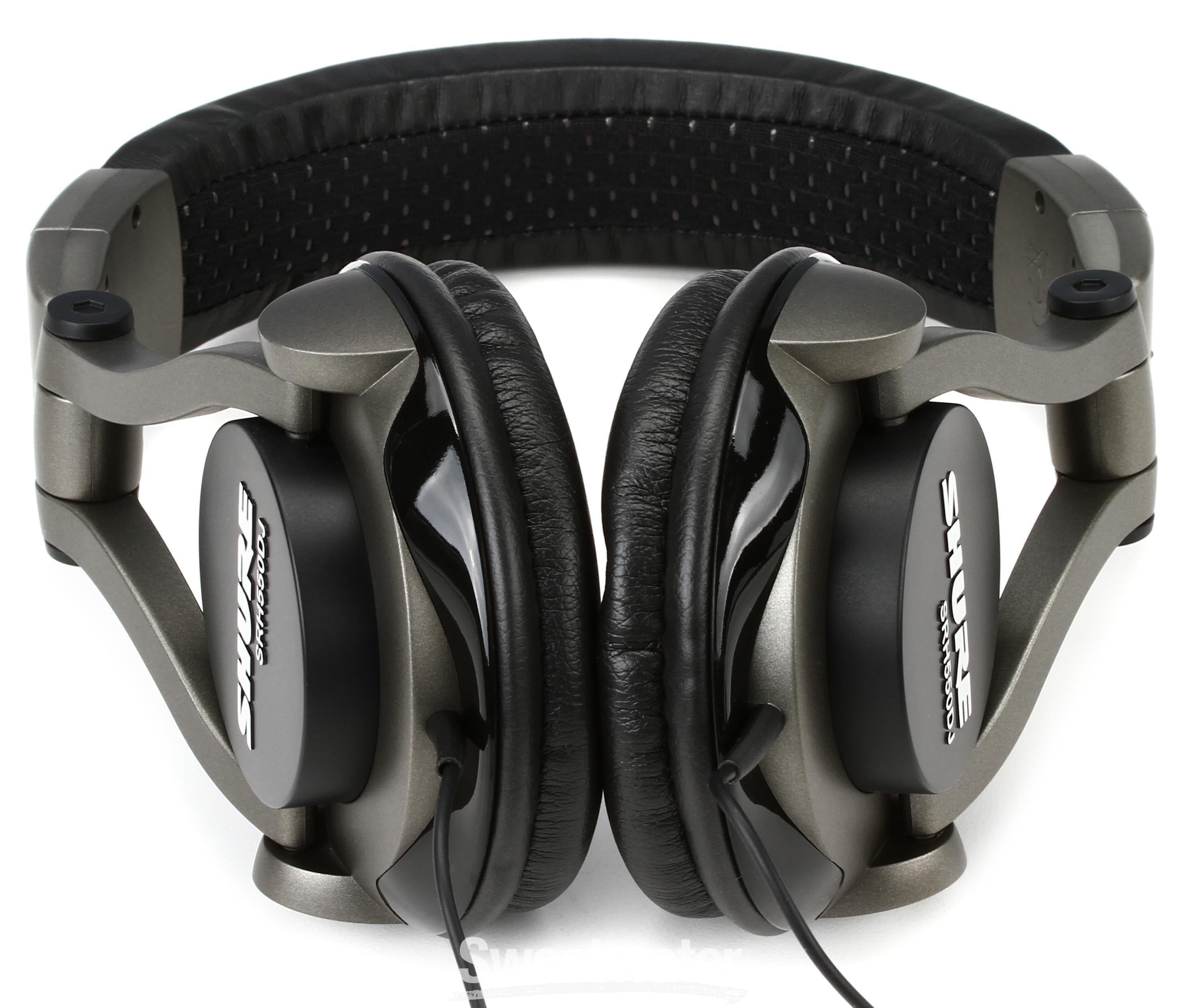 Shure SRH550DJ Closed back Pro DJ Headphones Sweetwater