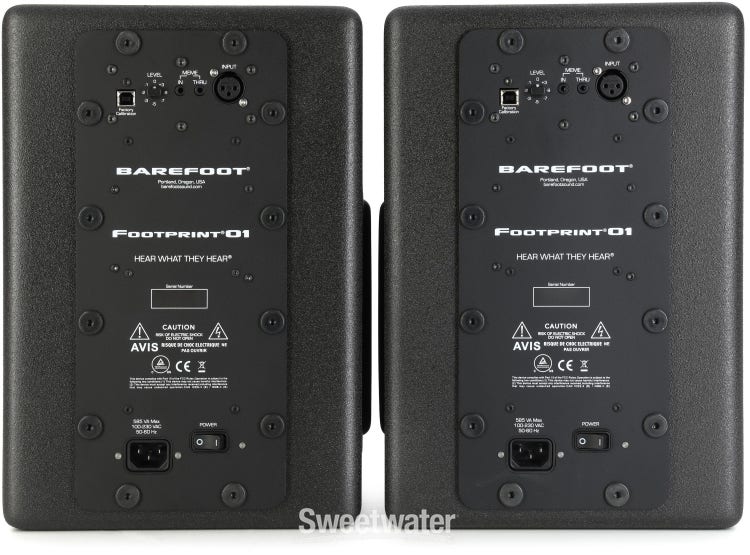Barefoot Sound Footprint01 8-inch 3-way Active Studio Monitor Pair