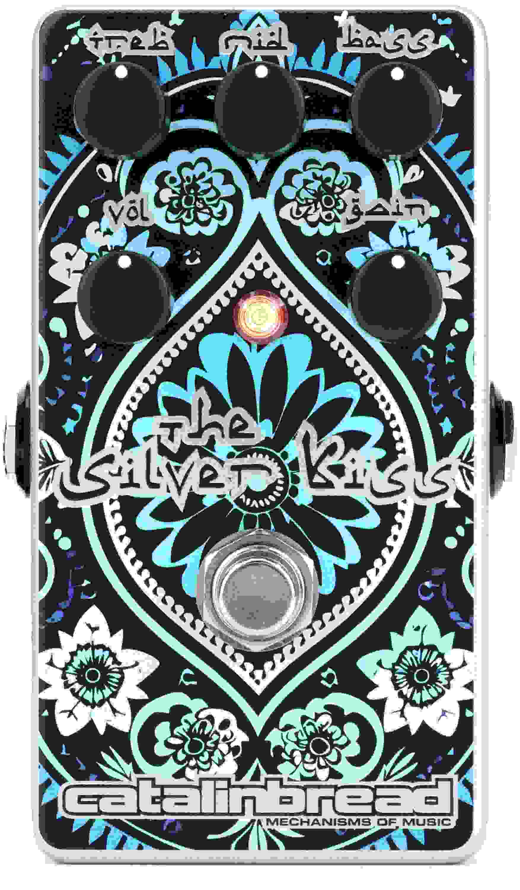 Catalinbread Silver Kiss MK2 Overdrive/Clean Boost/EQ Pedal - Blue, Sweetwater Exclusive