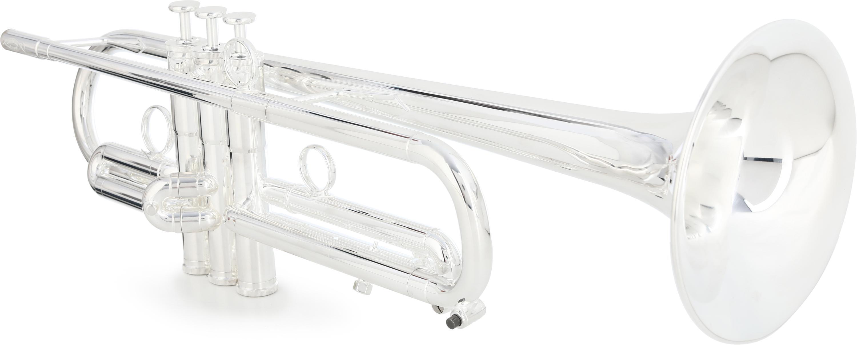 Photo of Blackburn Lux Professional Bb Trumpet - Silver Plated