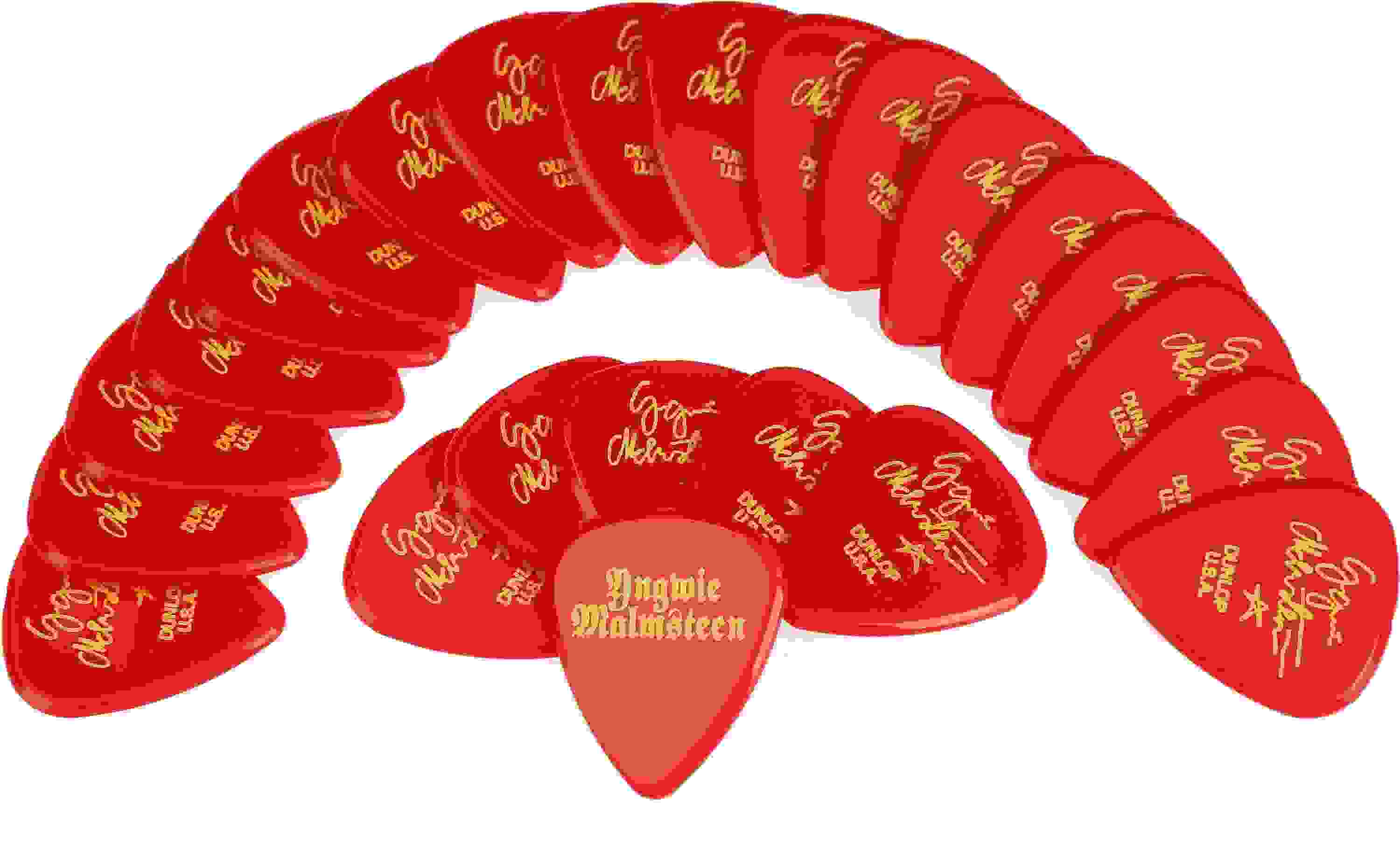 Dunlop YJMR02RD Yngwie Malmsteen Guitar Picks - 2.0mm (24-pack)