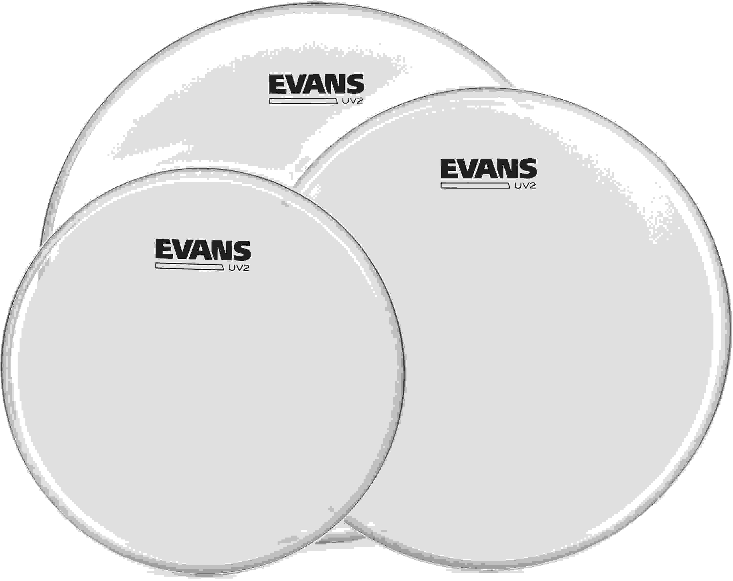 Evans UV2 Coated 3-piece Tom Pack - 10/12/14 inch