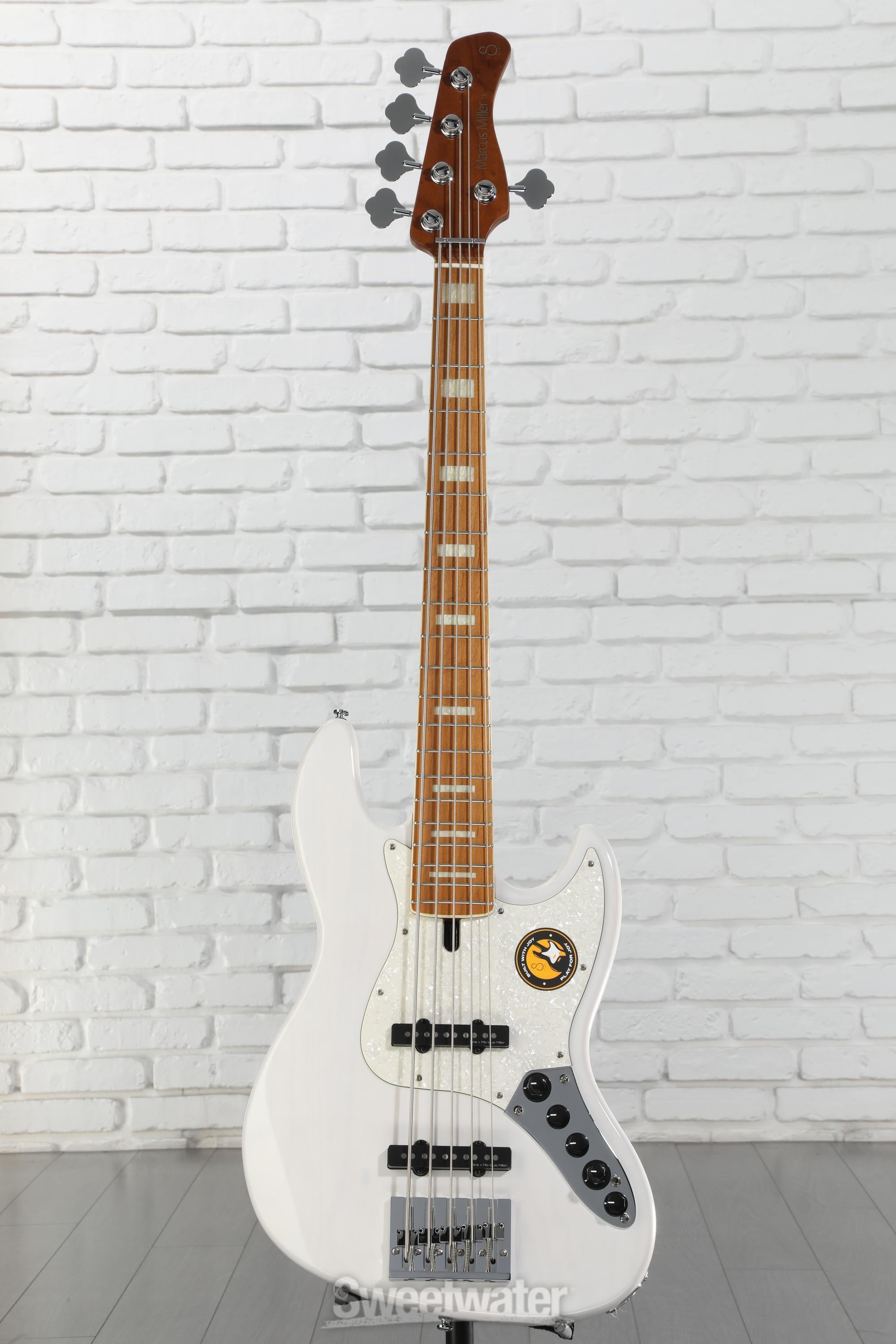 Sire Marcus Miller V8 5-string Electric Bass - White Blonde