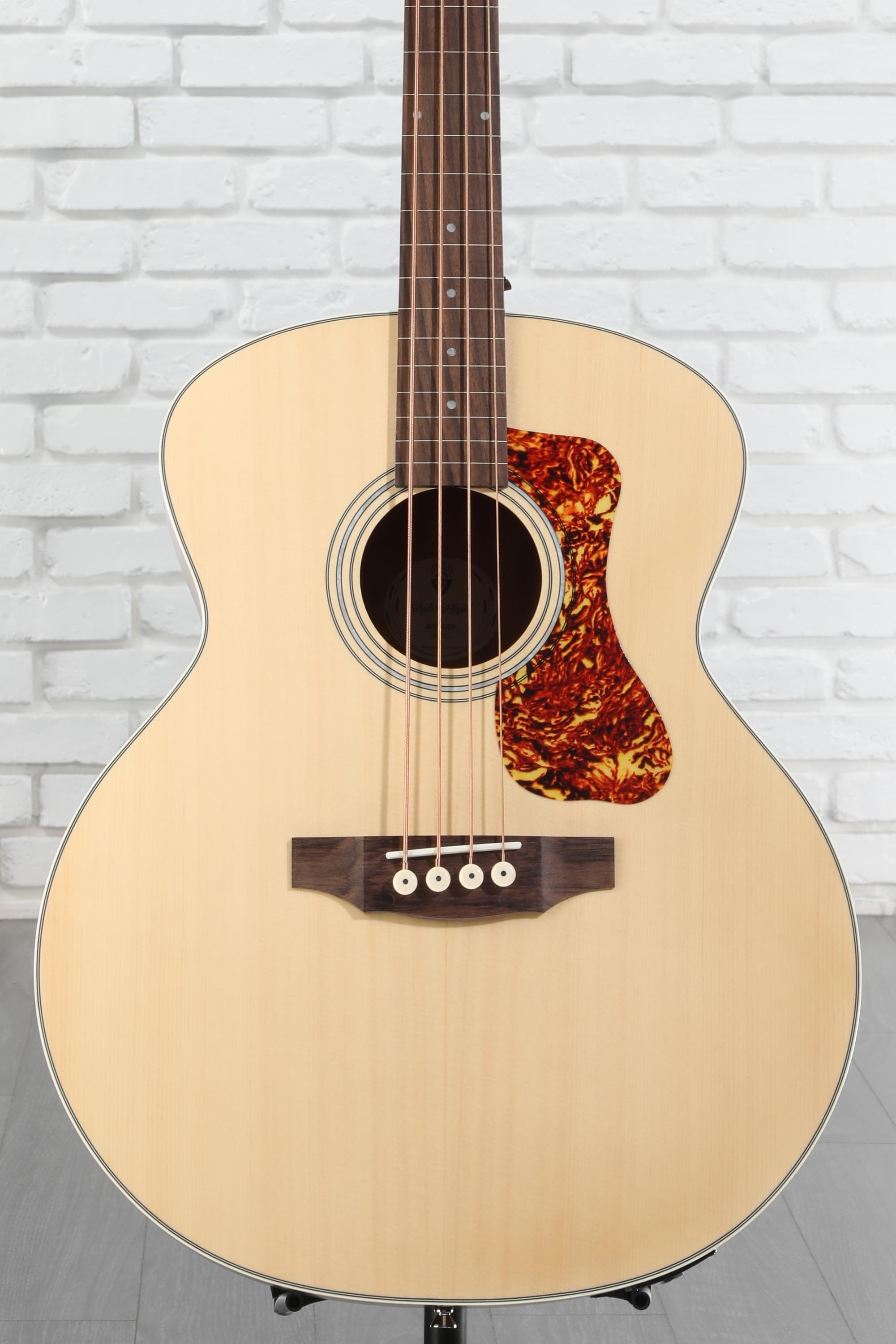 ベース Guild / B-240EF FRETLESS NATURAL Guild B-240EF Fretless Concert Acoustic-electric Bass Guitar