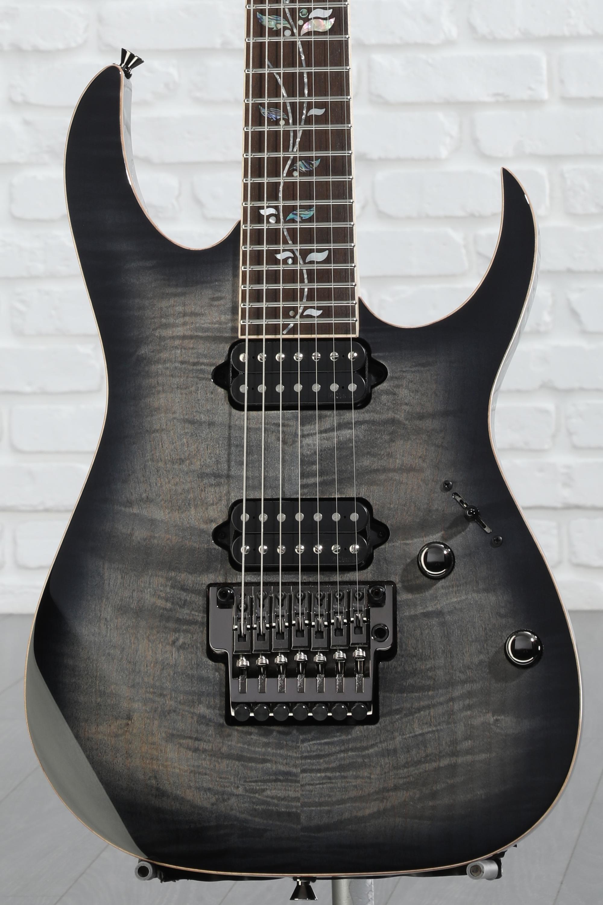 Ibanez J Custom RG8527 7-string Electric Guitar - Black