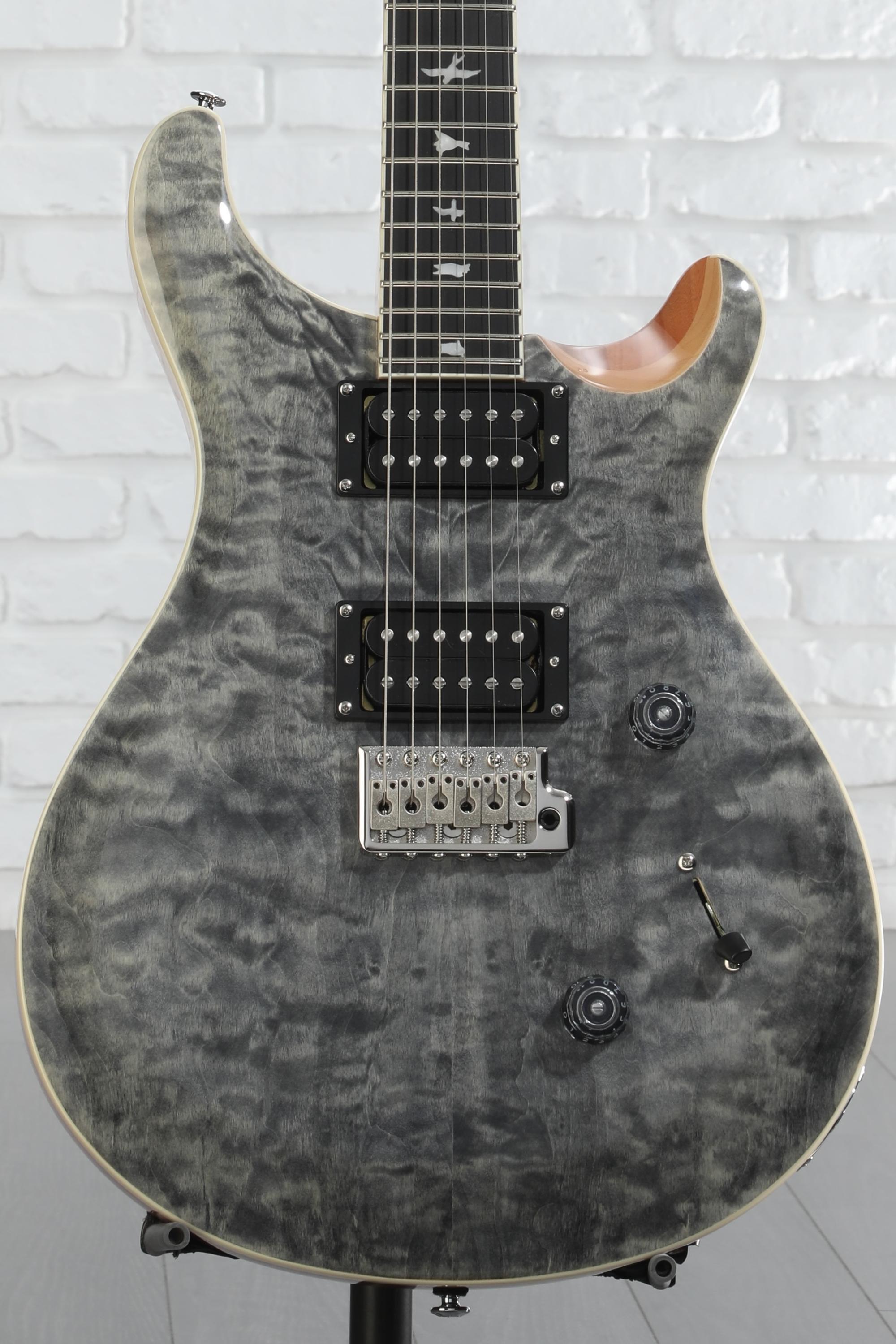 PRS SE Custom 24 Electric Guitar - Quilt Charcoal