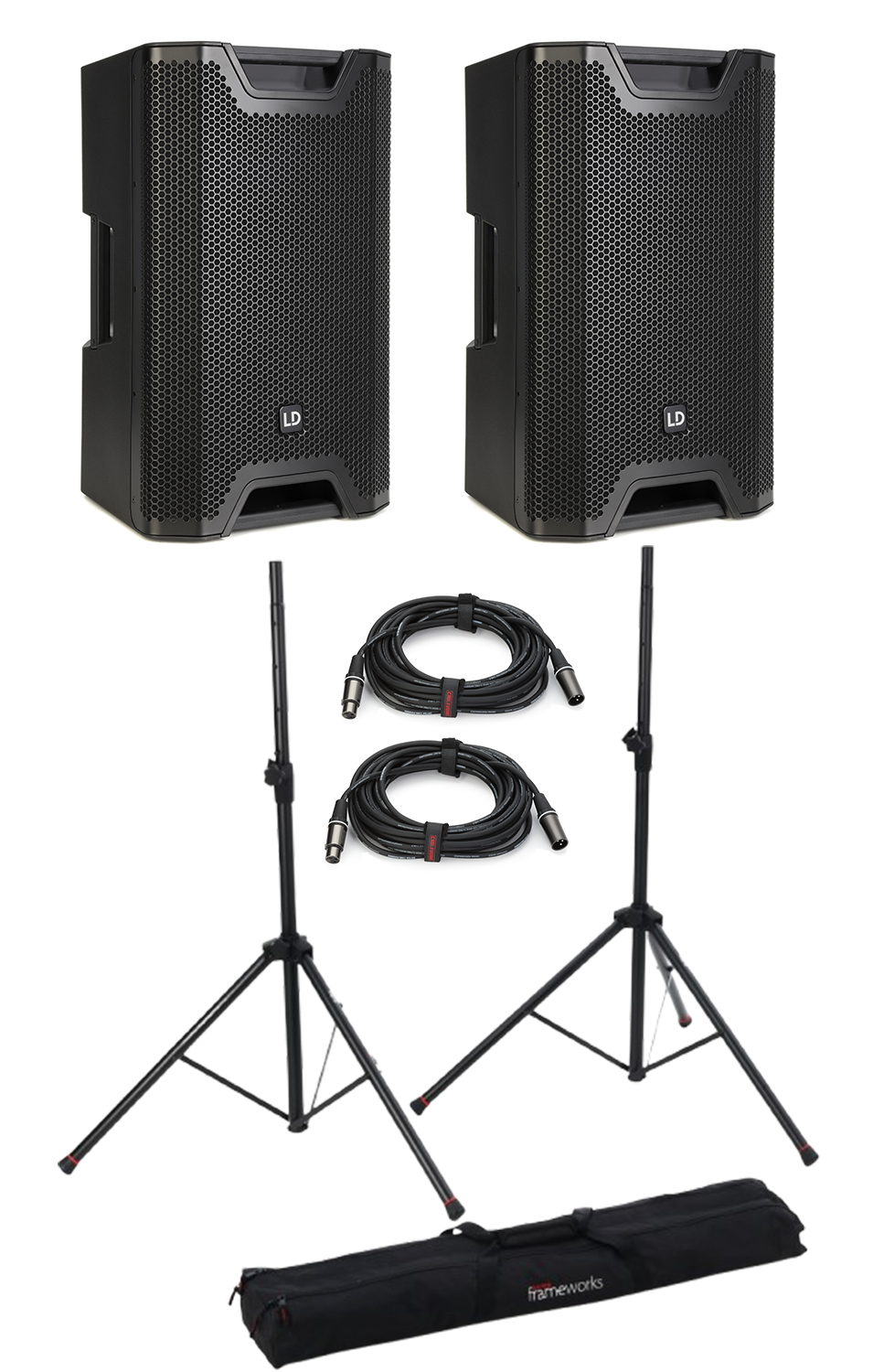 LD Systems ICOA 12 A 1,200-watt 12-inch Powered Coaxial Speaker