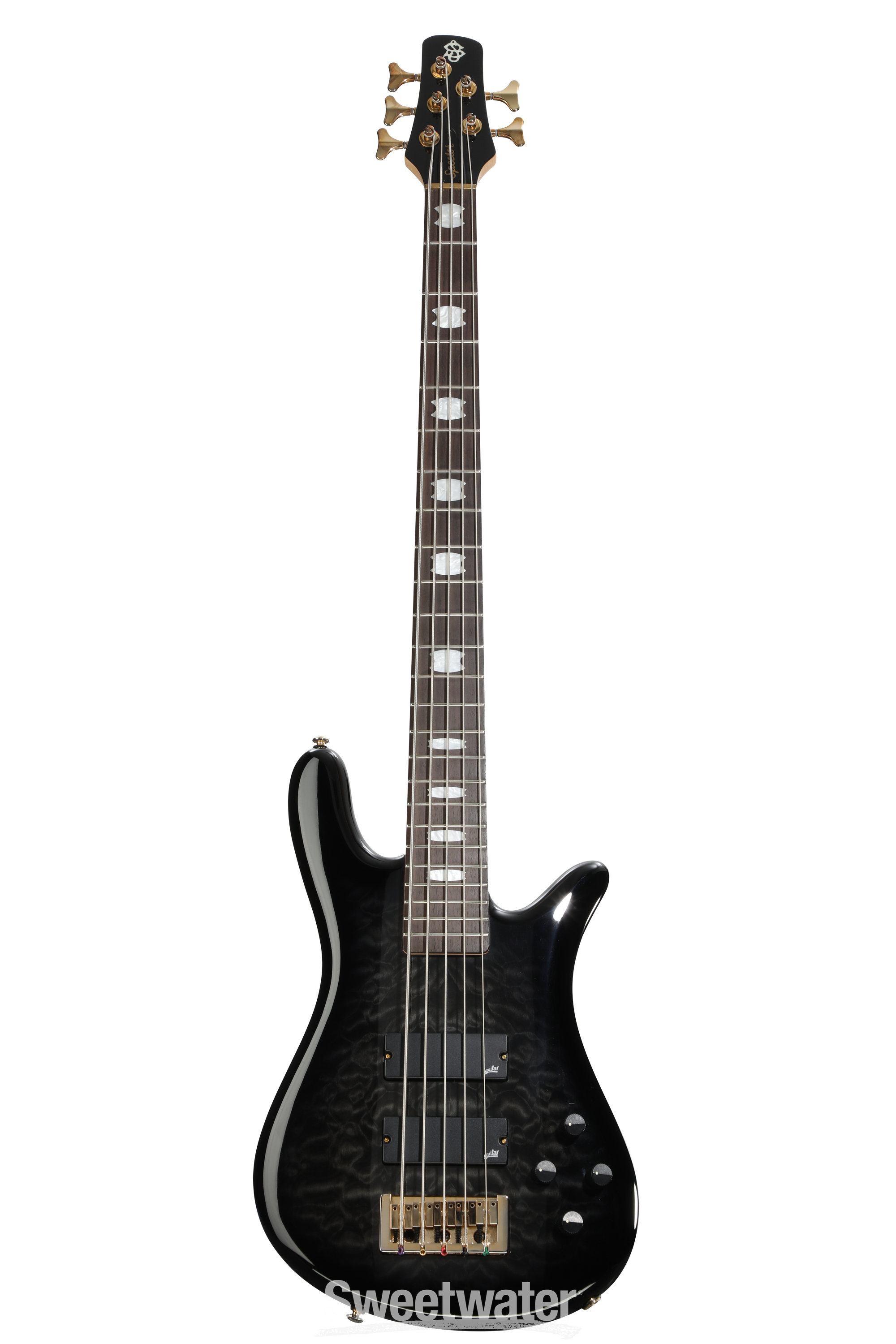 Spector Icon NS-5 5-string Electric Bass Guitar - Black Stain Gloss