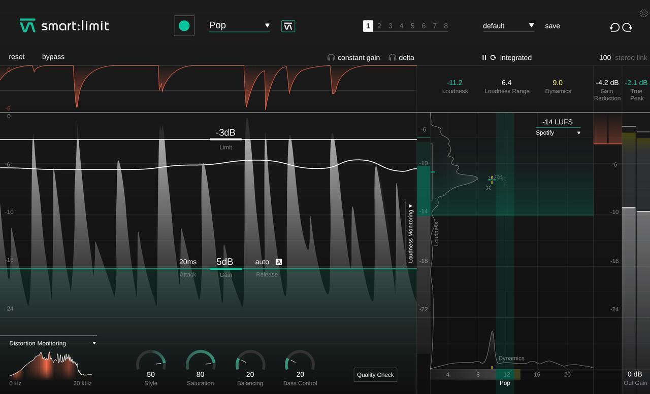 pure:limit - the AI-powered limiter for creators - Leveling