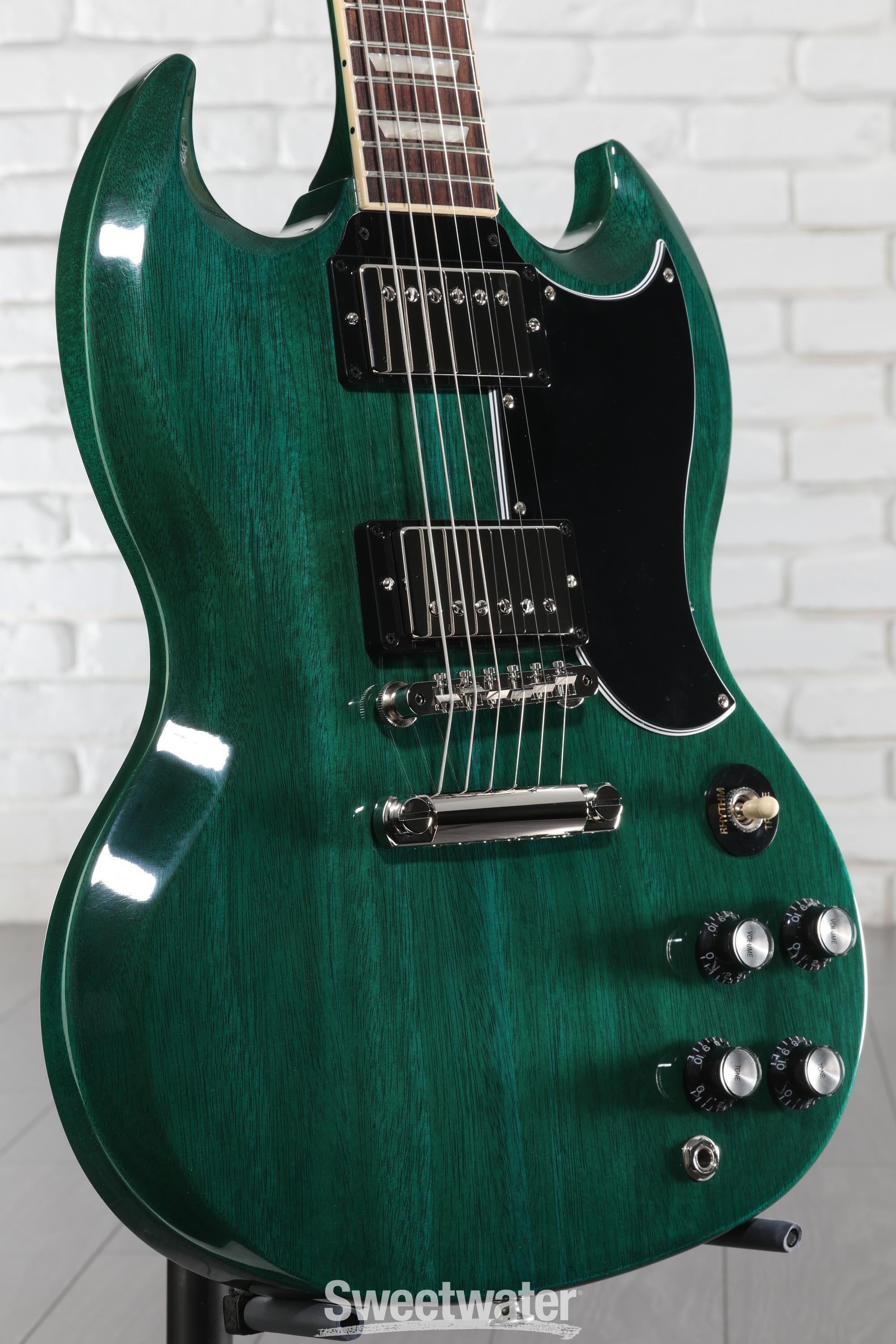 Gibson SG Standard '61 Electric Guitar - Translucent Teal | Sweetwater