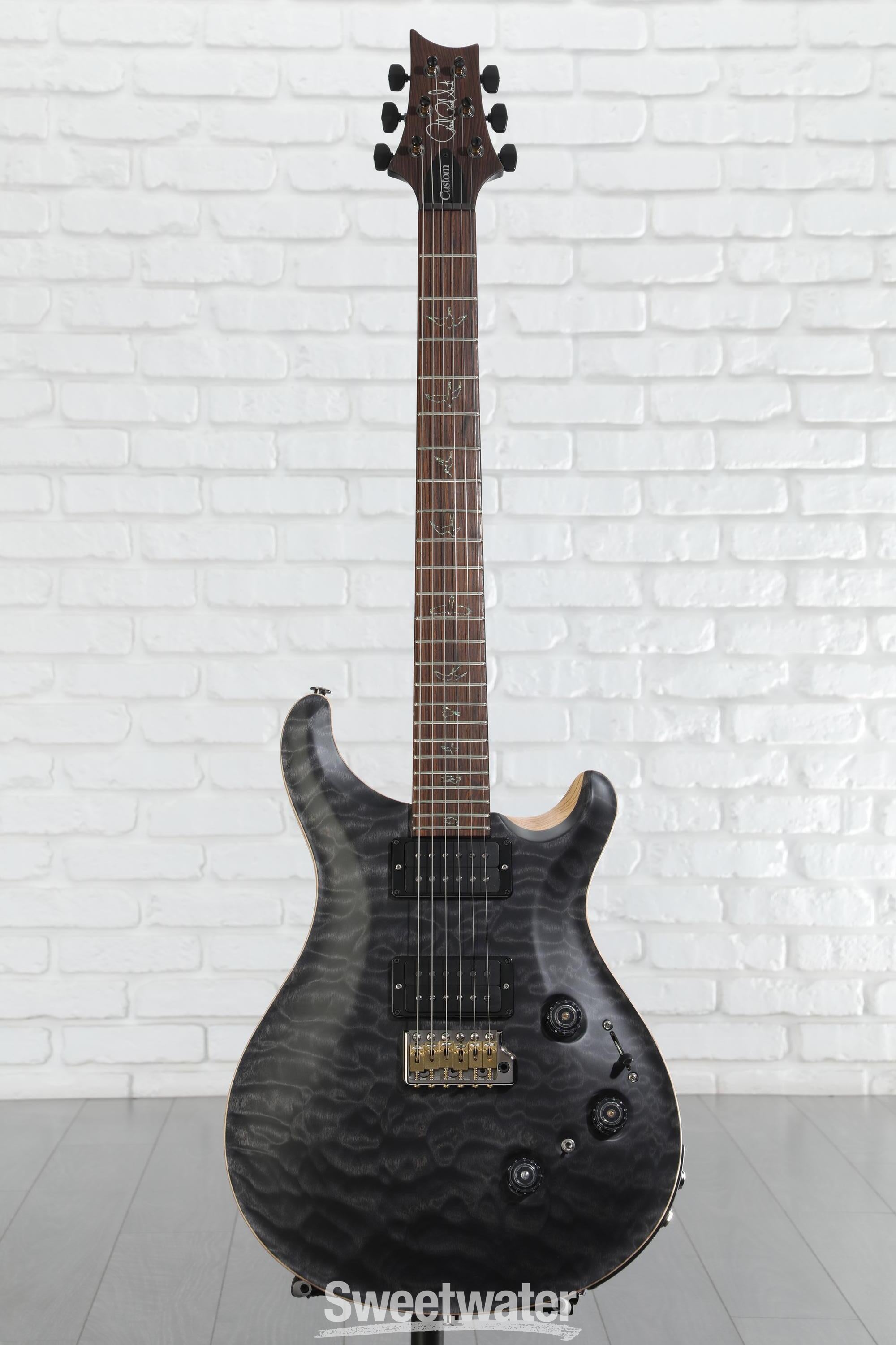 ギター P.R.S. Wood Library Custom24 PRS Wood Library Custom 24 10-Top Electric Guitar - Orange
