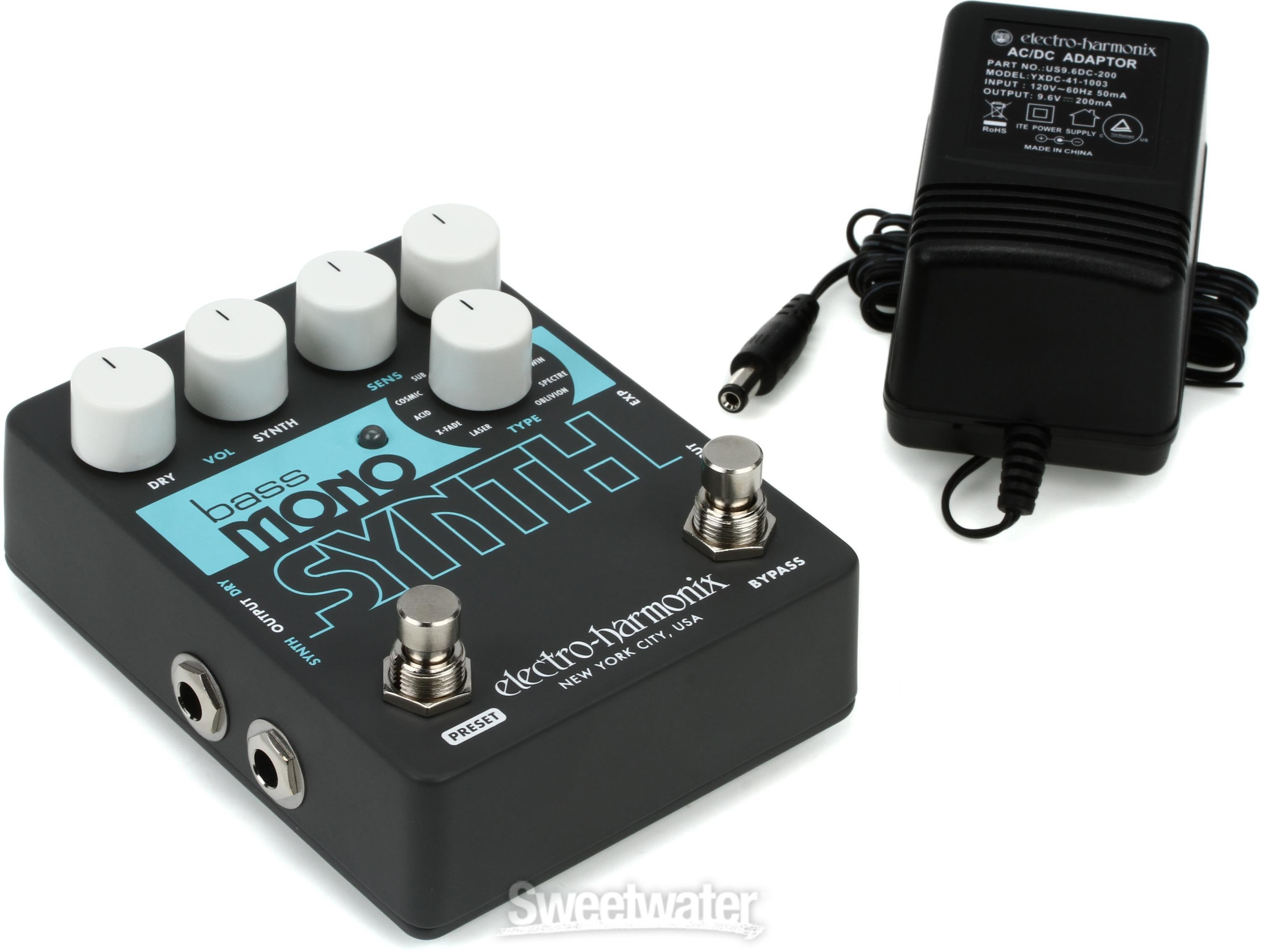 Electro-Harmonix Bass Mono Synth Synthesizer Pedal Reviews 