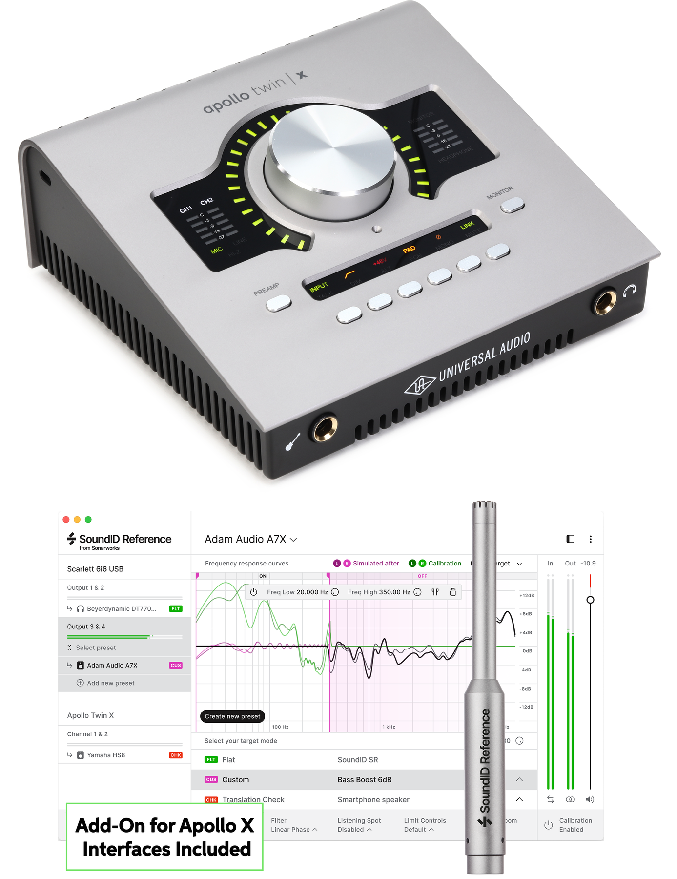 Universal Audio Apollo Twin X QUAD G2 Essentials+ 10x6 Thunderbolt
