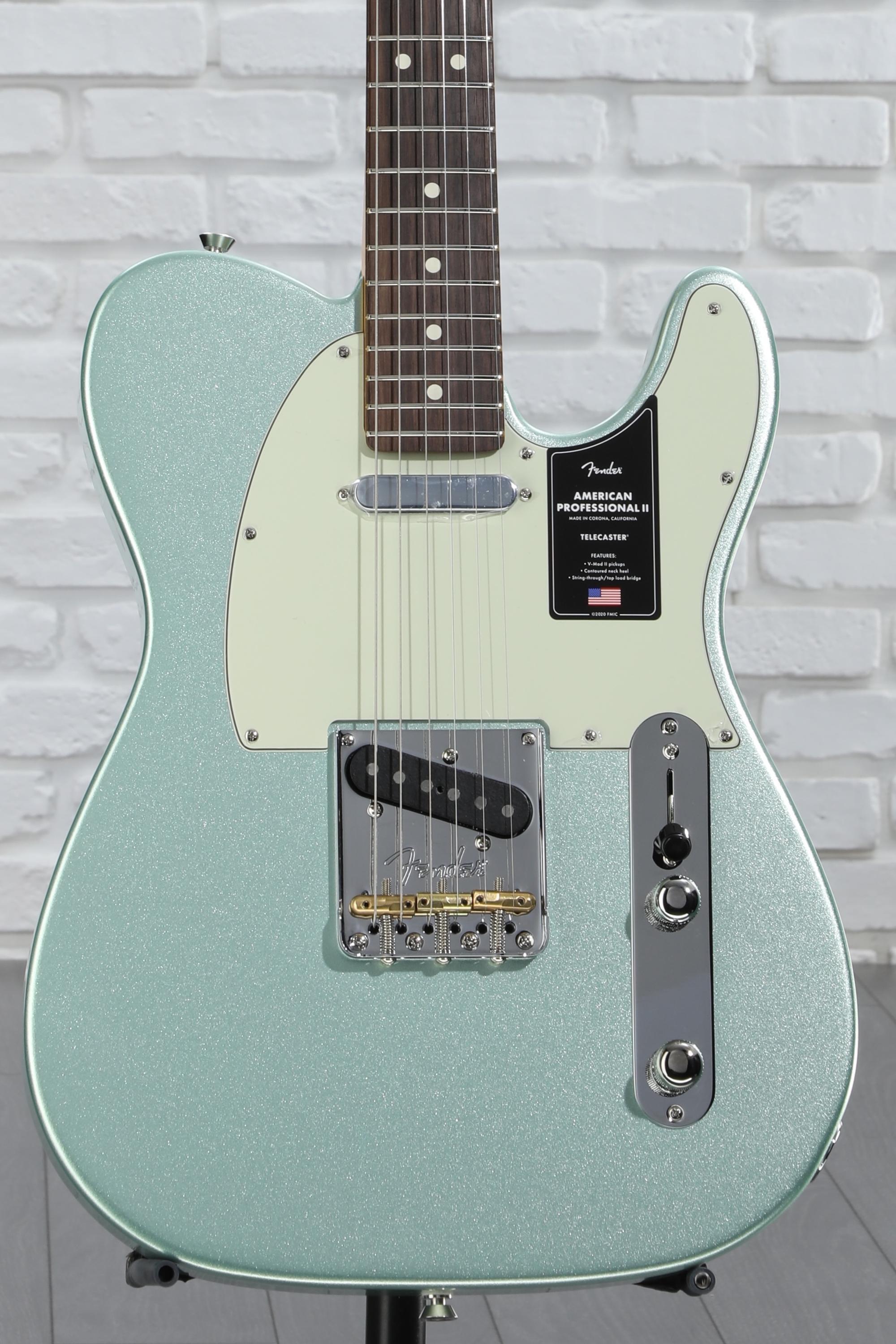 Fender American Professional II Telecaster - Mystic Surf Green with Rosewood Fingerboard