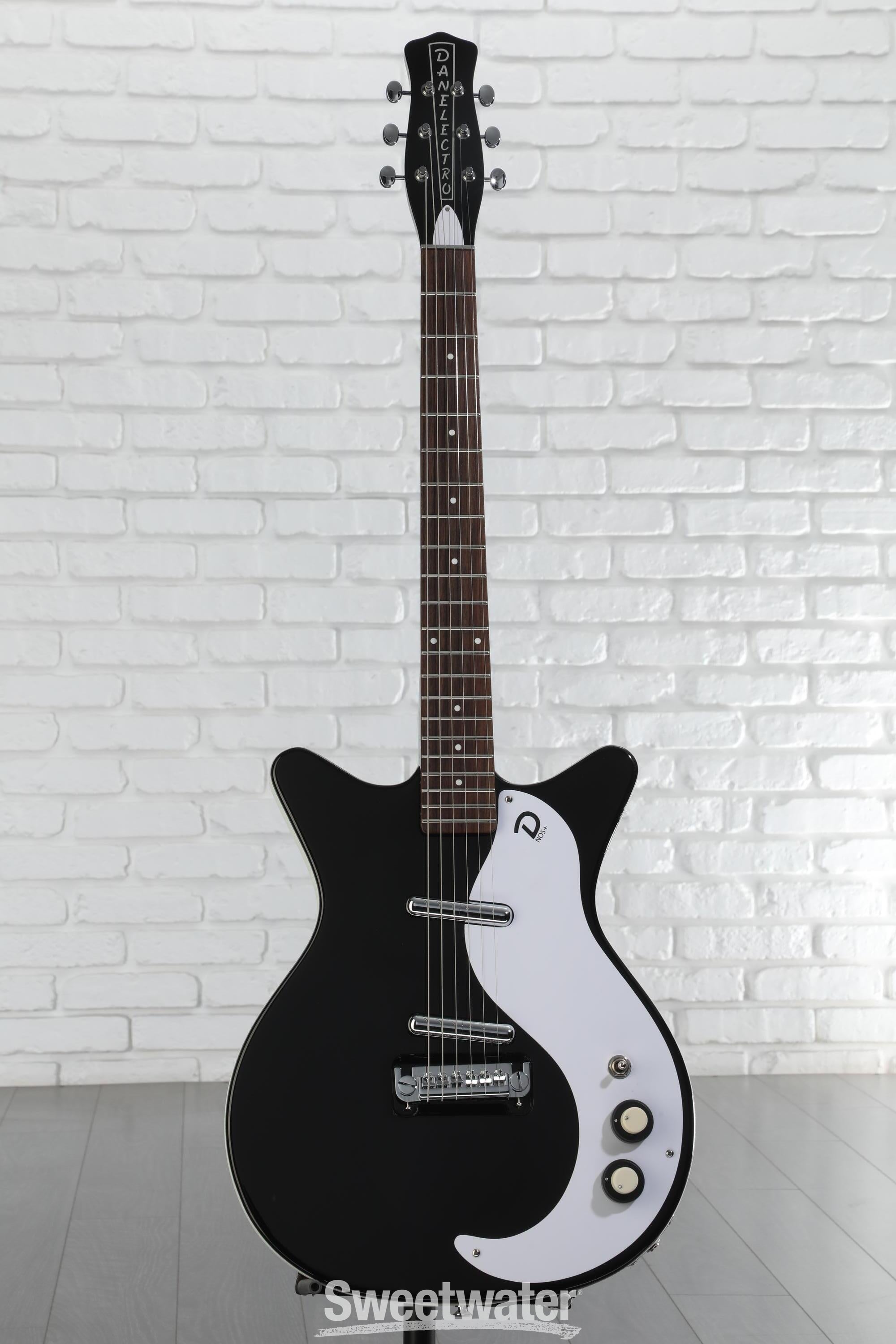 ダンエレクトロ59M NOS ブラック Amazon | Danelectro エレキギター 59M FACTORY SPEC N.O.S.+