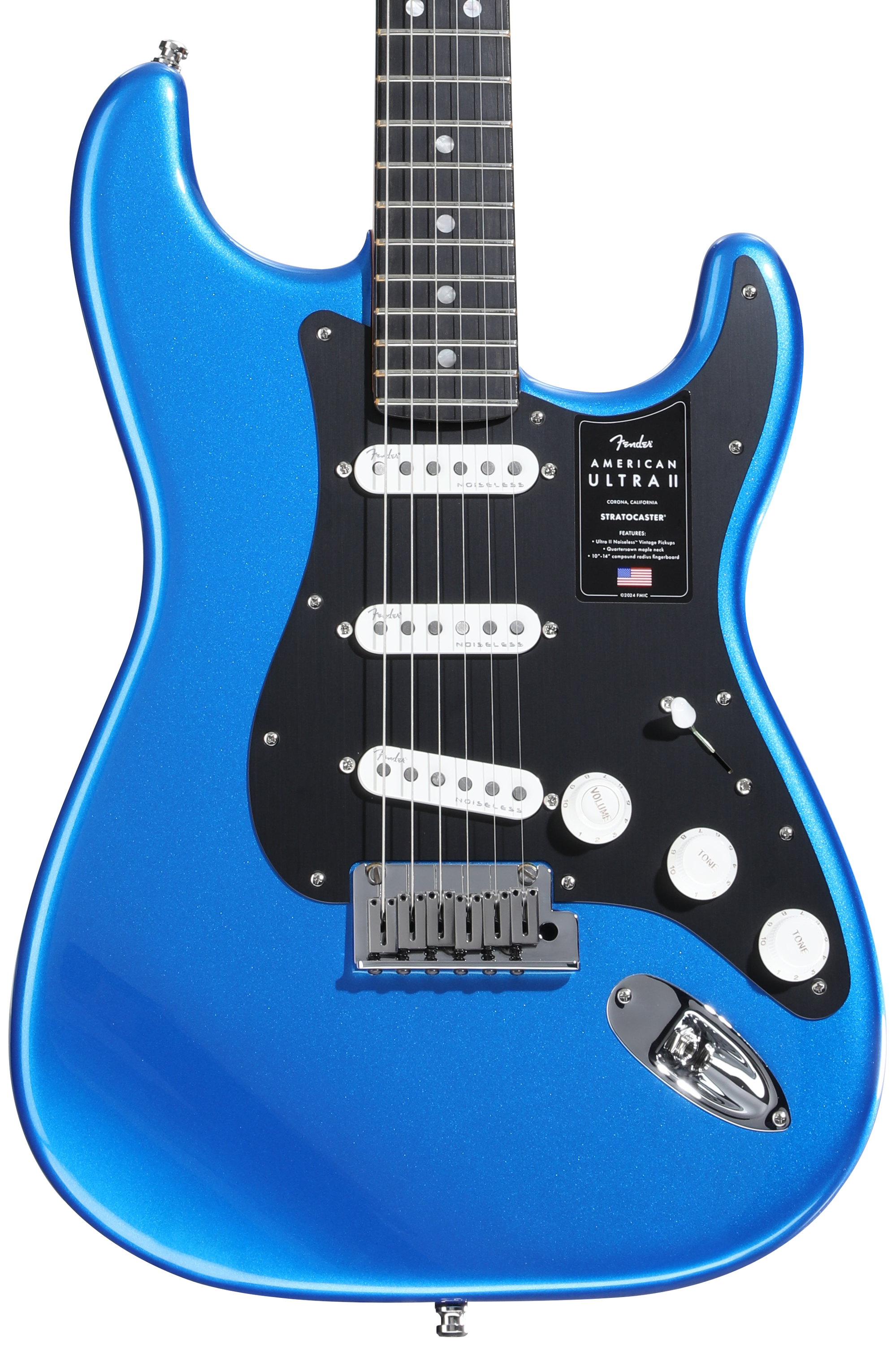 Fender American Ultra II Stratocaster Electric Guitar - Noble Blue
