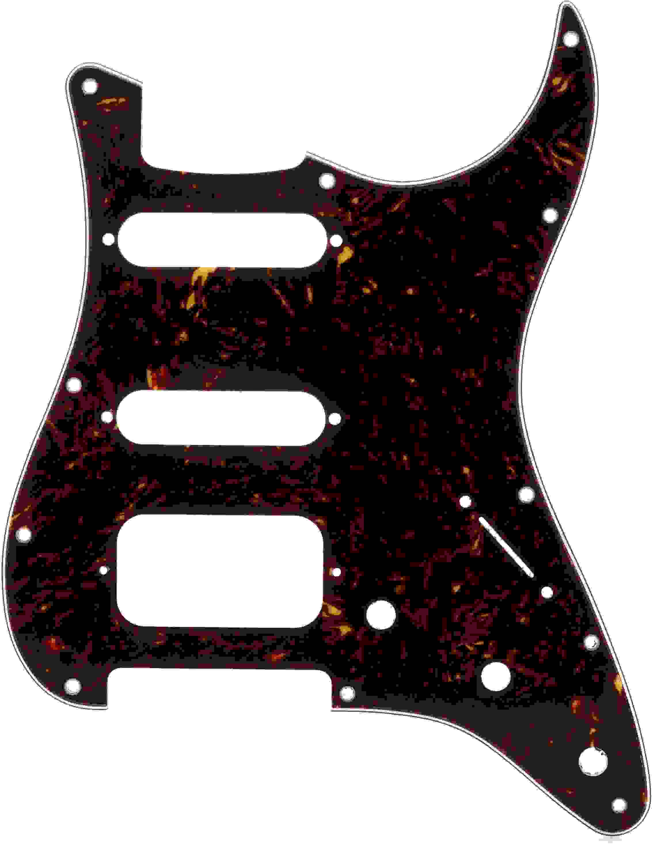 Fender 11-hole Modern-style Stratocaster H/S/S Pickguard - Tortoise Shell