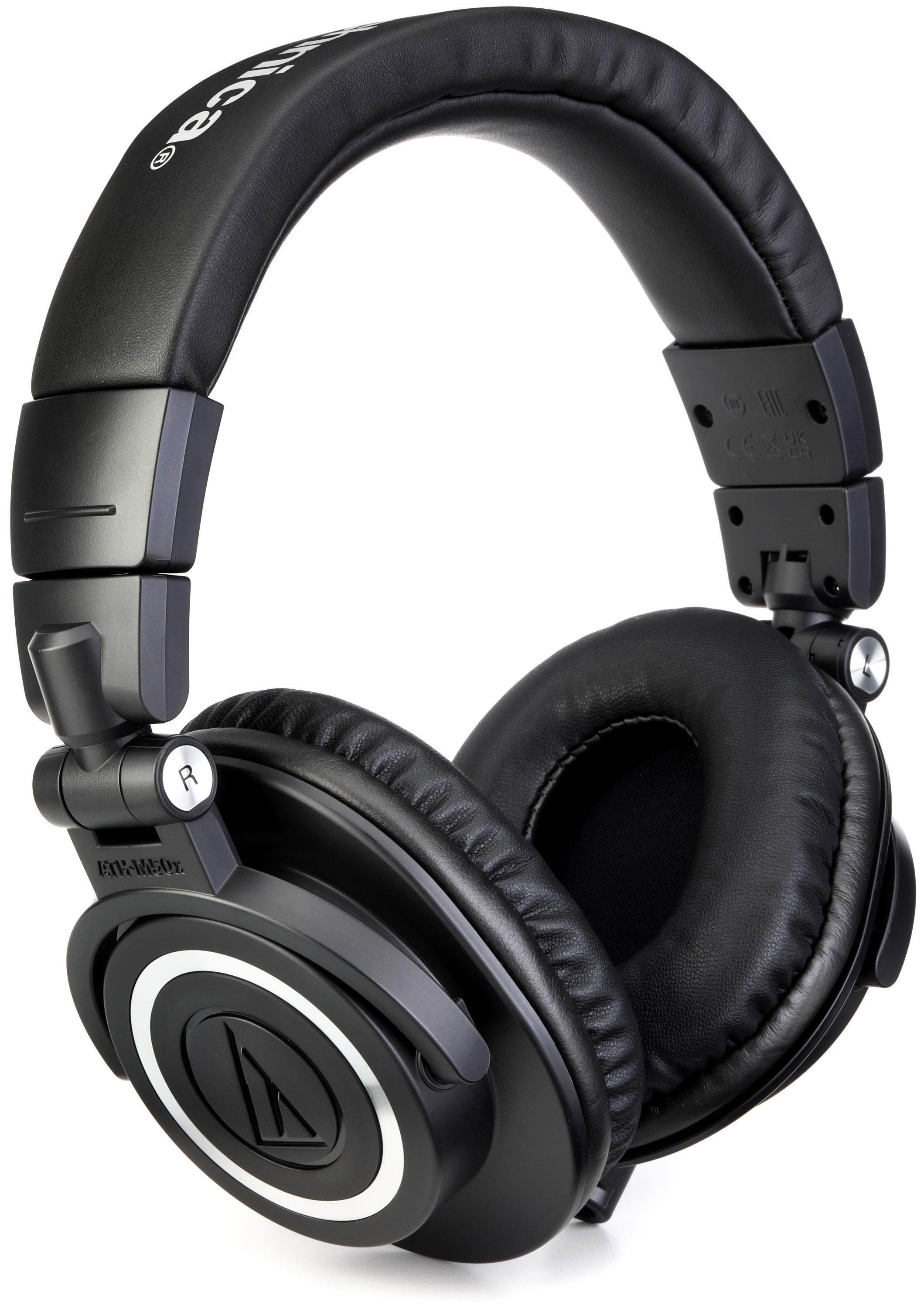 Audio-Technica ATH-M50x Closed-back Studio Monitoring Headphones