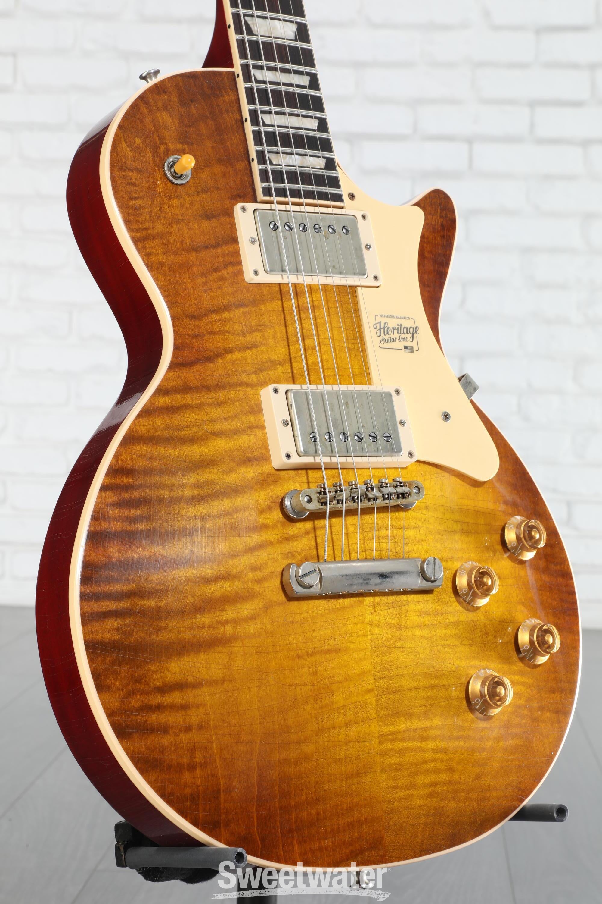 Heritage Artisan Aged H-150 Electric Guitar - Dirty Lemon Burst