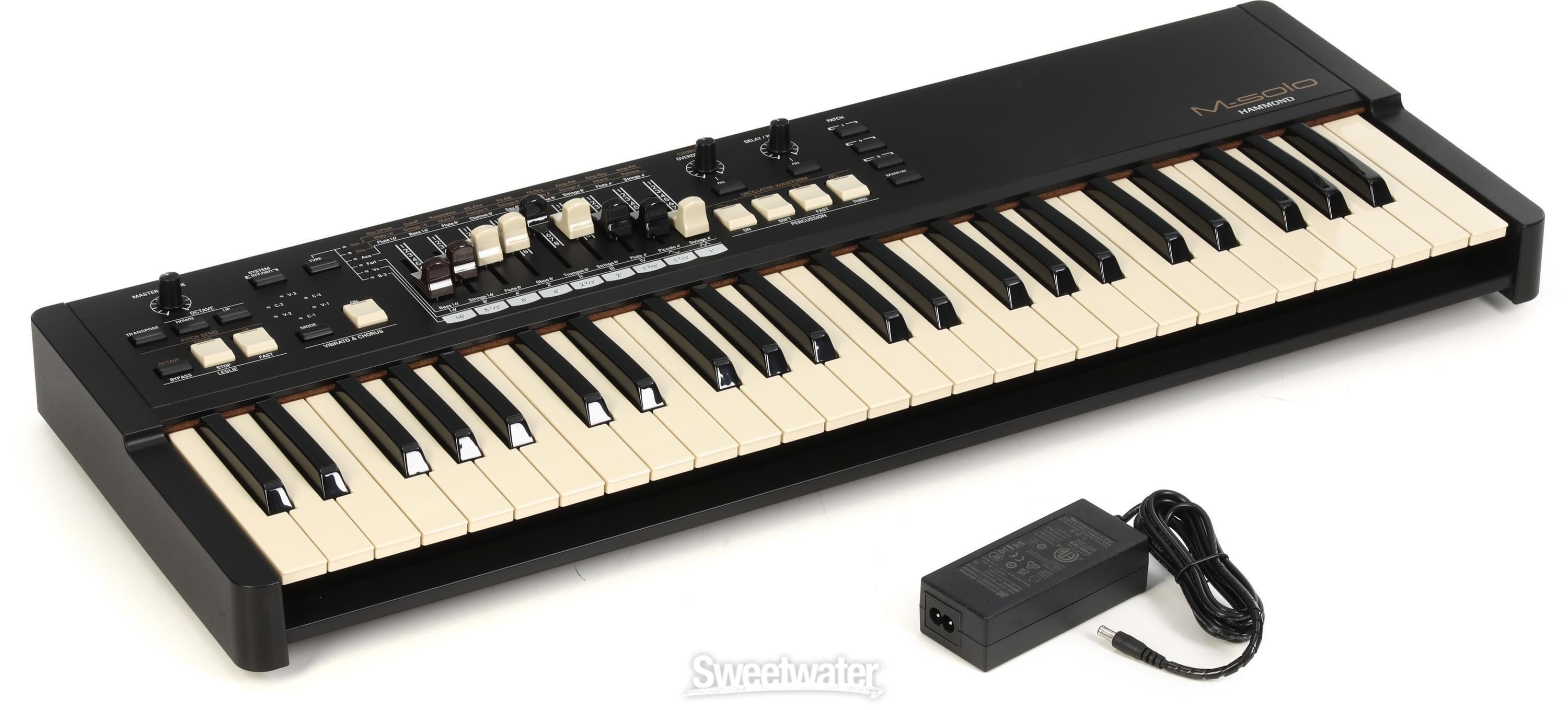 Hammond M-Solo Portable Organ - Black | Sweetwater