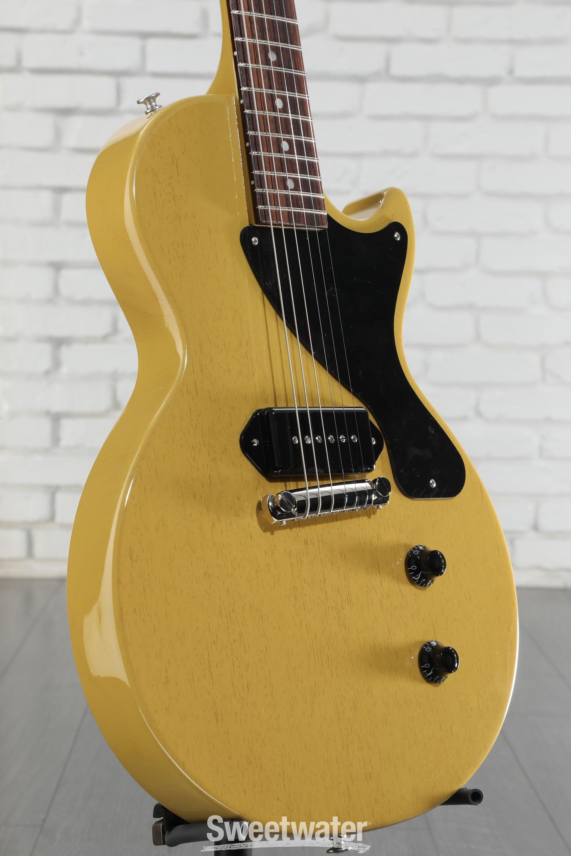 ギター Gibson USA LesPaul JR TV yellow G-Force Gibson Les Paul Junior Electric Guitar - TV Yellow | Sweetwater