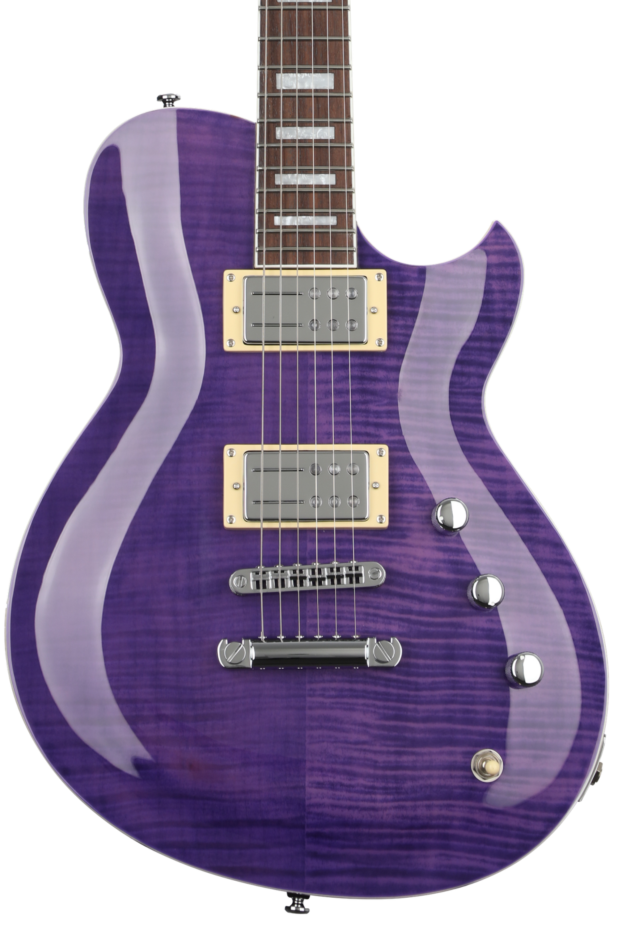 Reverend Roundhouse RA Electric Guitar - Transparent Purple