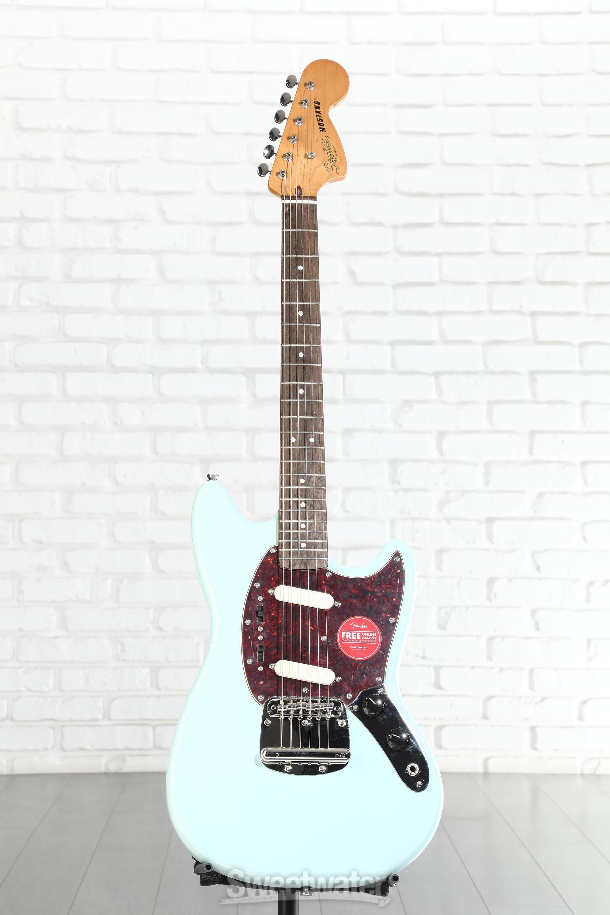 Squier Classic Vibe '60s Mustang Electric Guitar - Sonic Blue