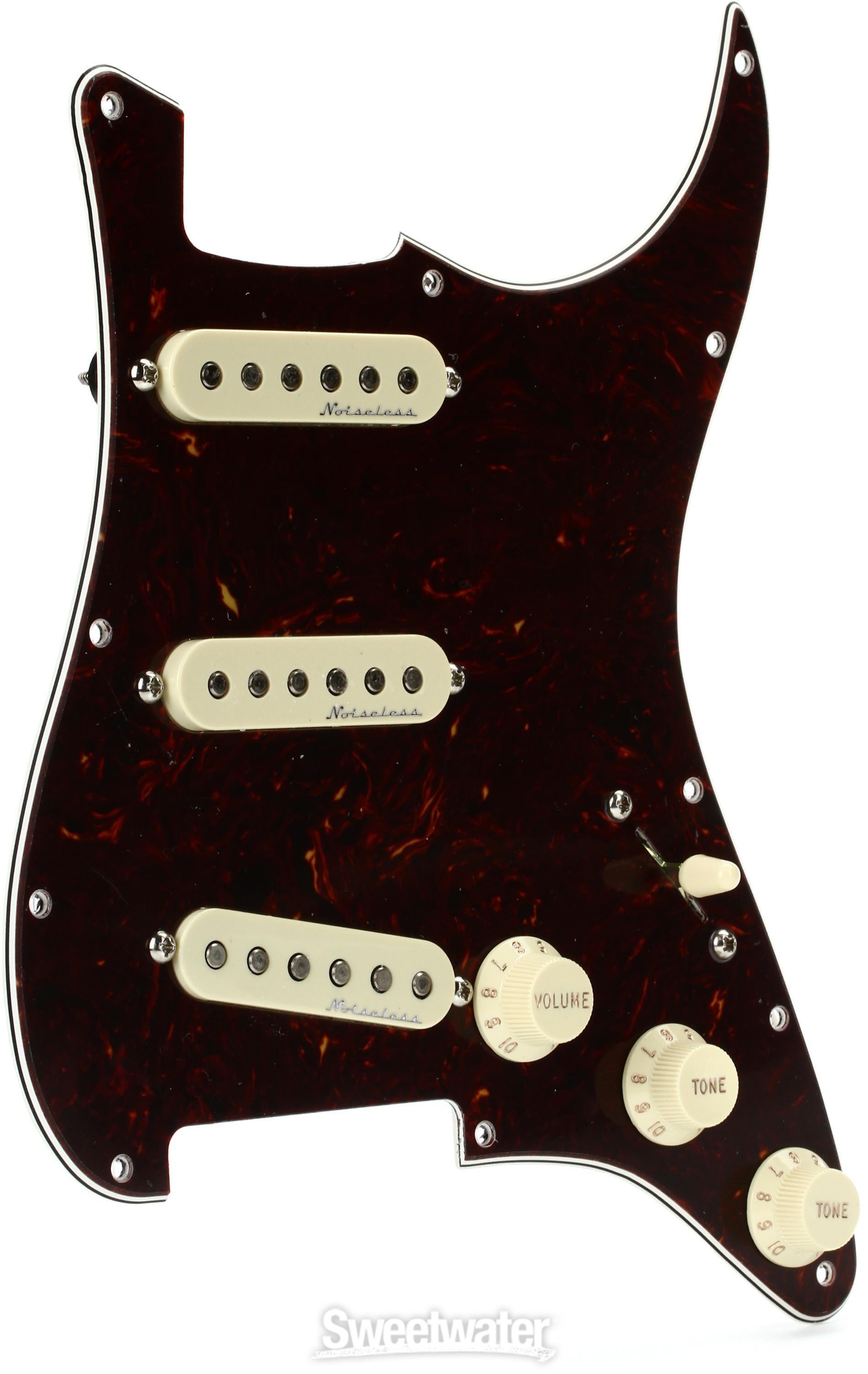 Fender Hot Noiseless SSS Pre-wired Stratocaster Pickguard - Tortoise Shell